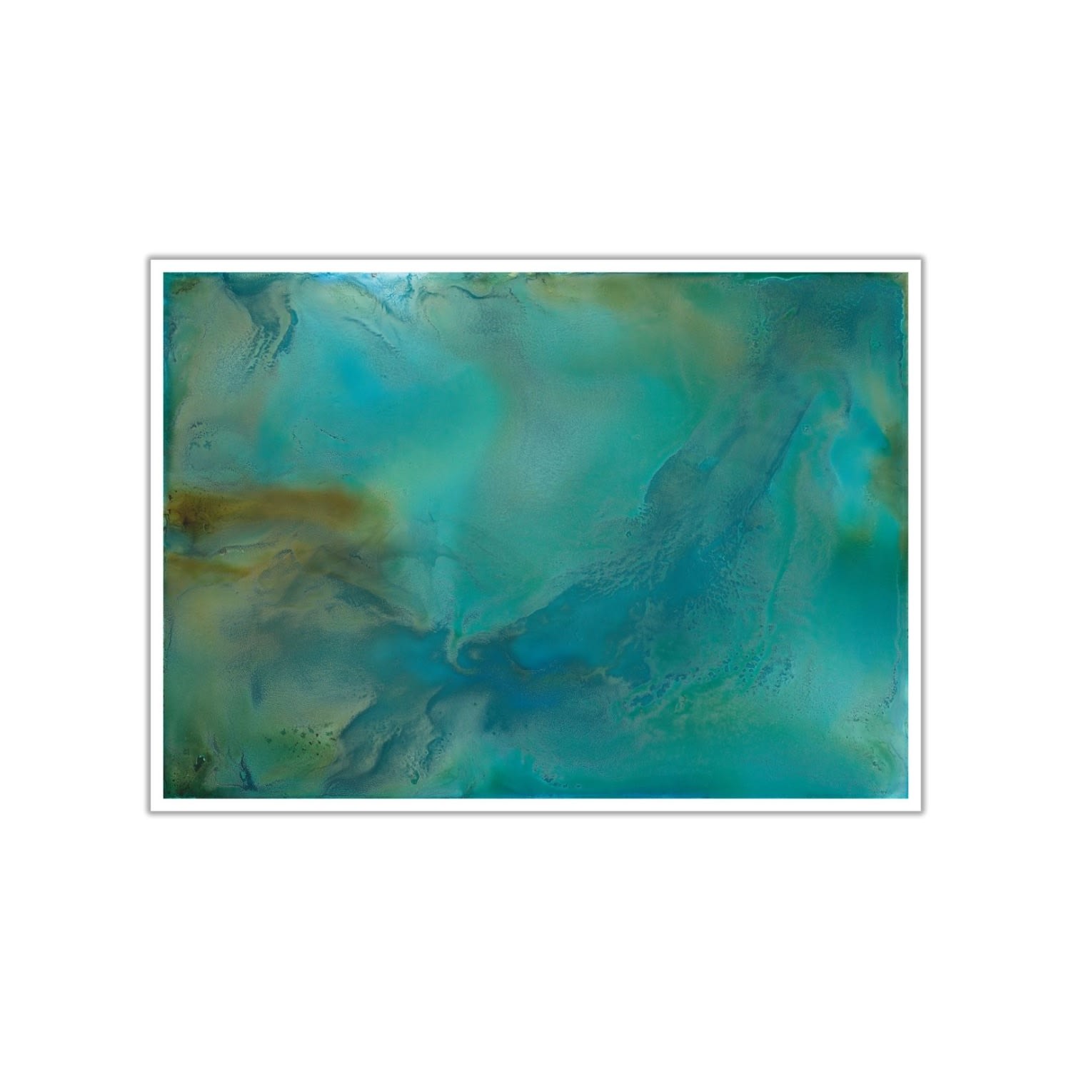 Art By Affie Blue Entwine - A3 Fine Art Print In Blue