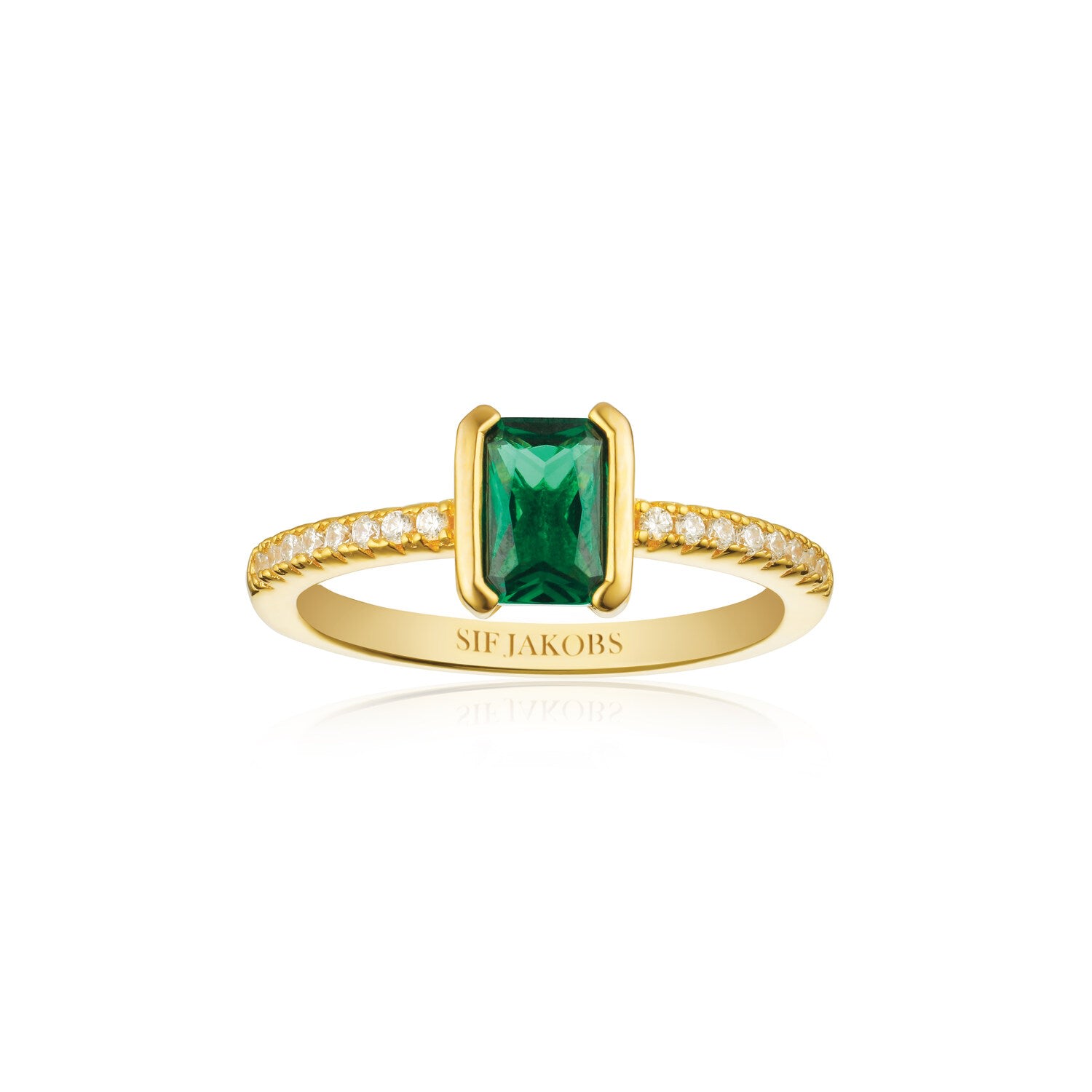 Sif Jakobs Jewellery Women's Gold / Green Green Ring Roccanova Piccolo In Multi