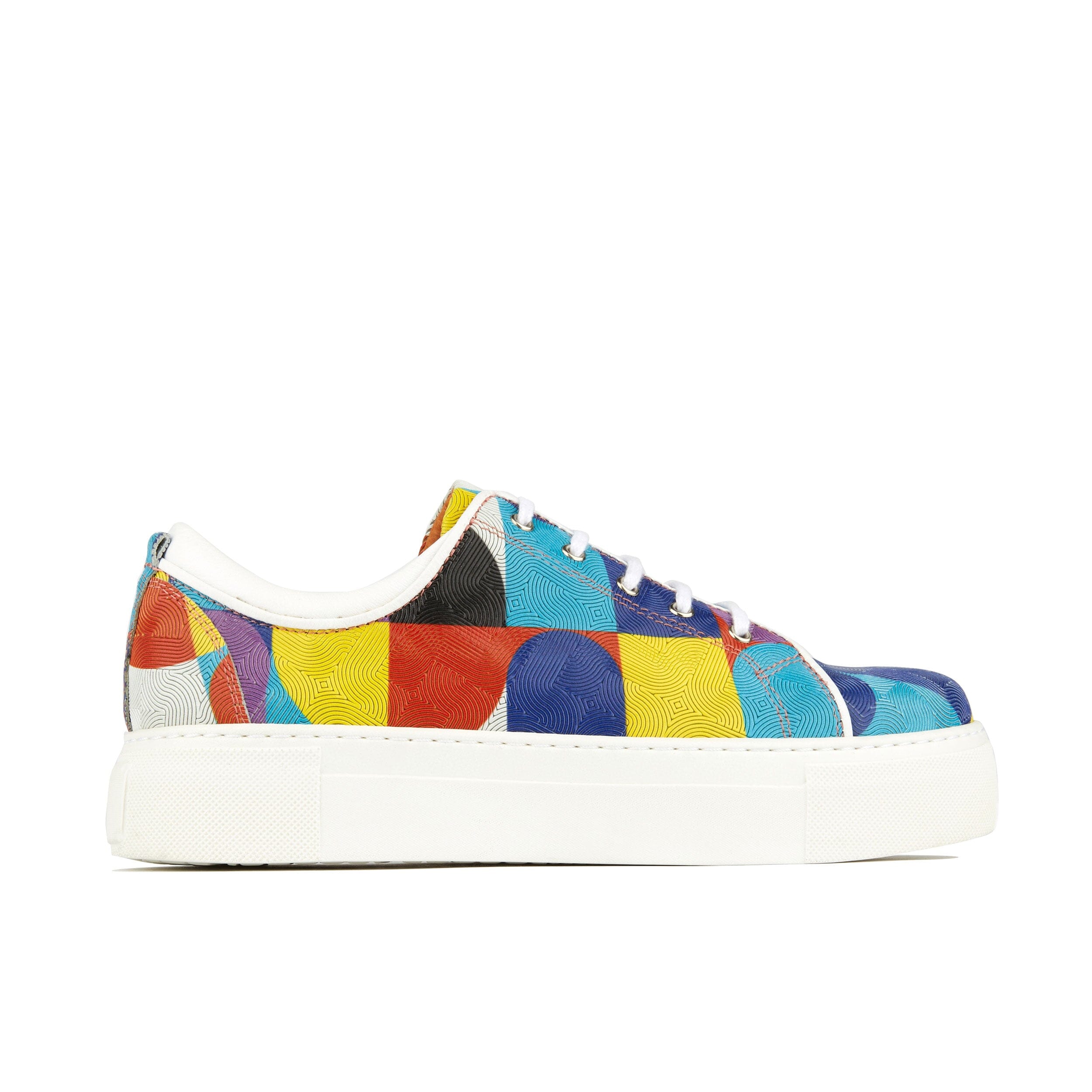 Camila - Bright Multi Groovy - Womens Designer Sneakers 4 Uk Embassy London Usa