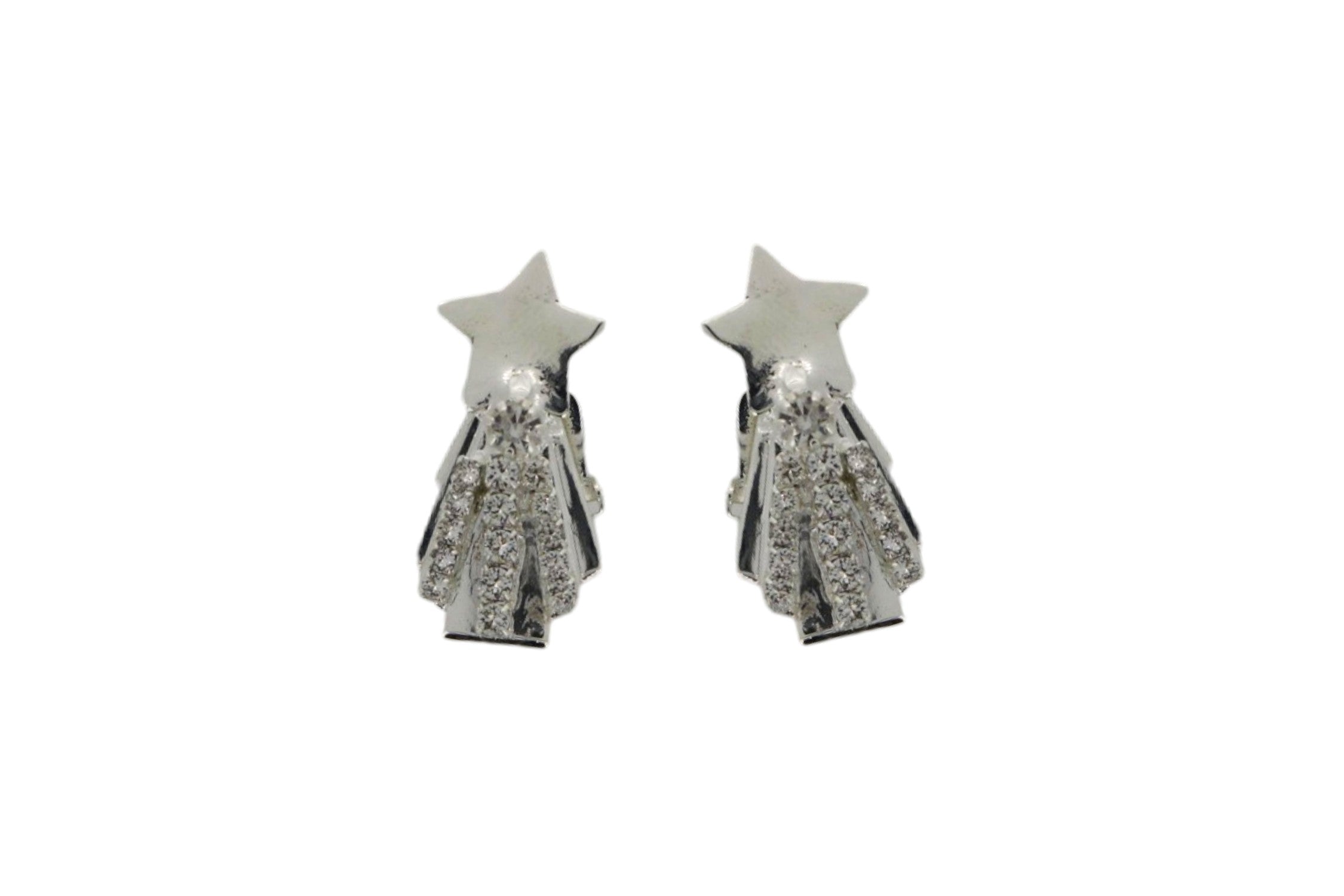 Vickisarge Women's Neutrals / Silver Glimmer Earrings - Pierced
