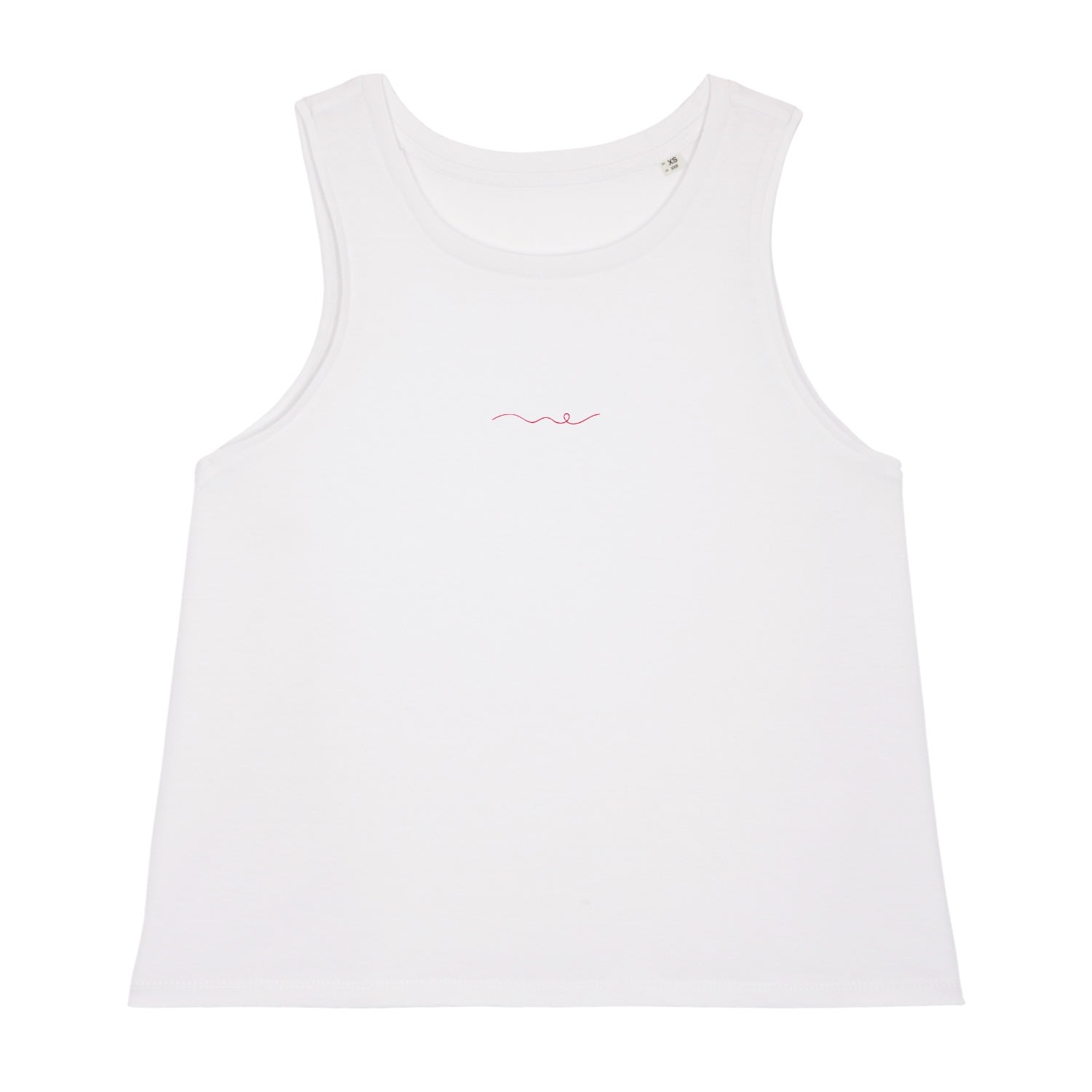 Women’s Organic Cotton Vest Top - White Extra Small Kokoro Organics