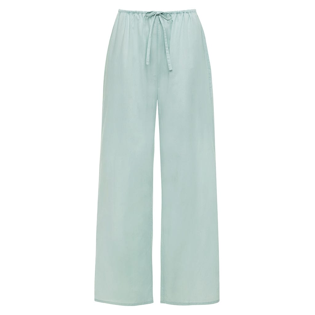 Montce Swim Women's Powder Blue Drawstring Pant In Green