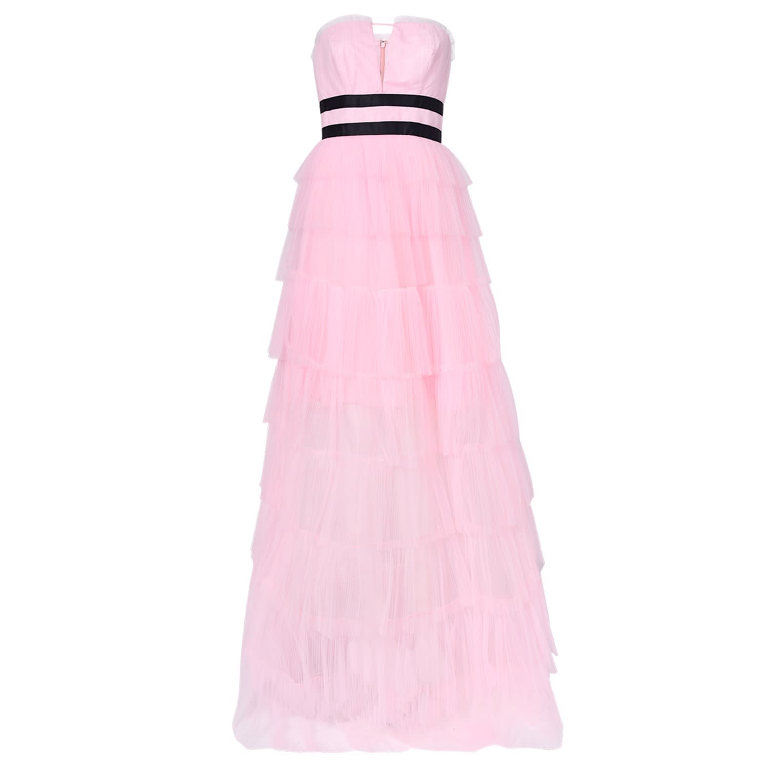 light pink strapless dress