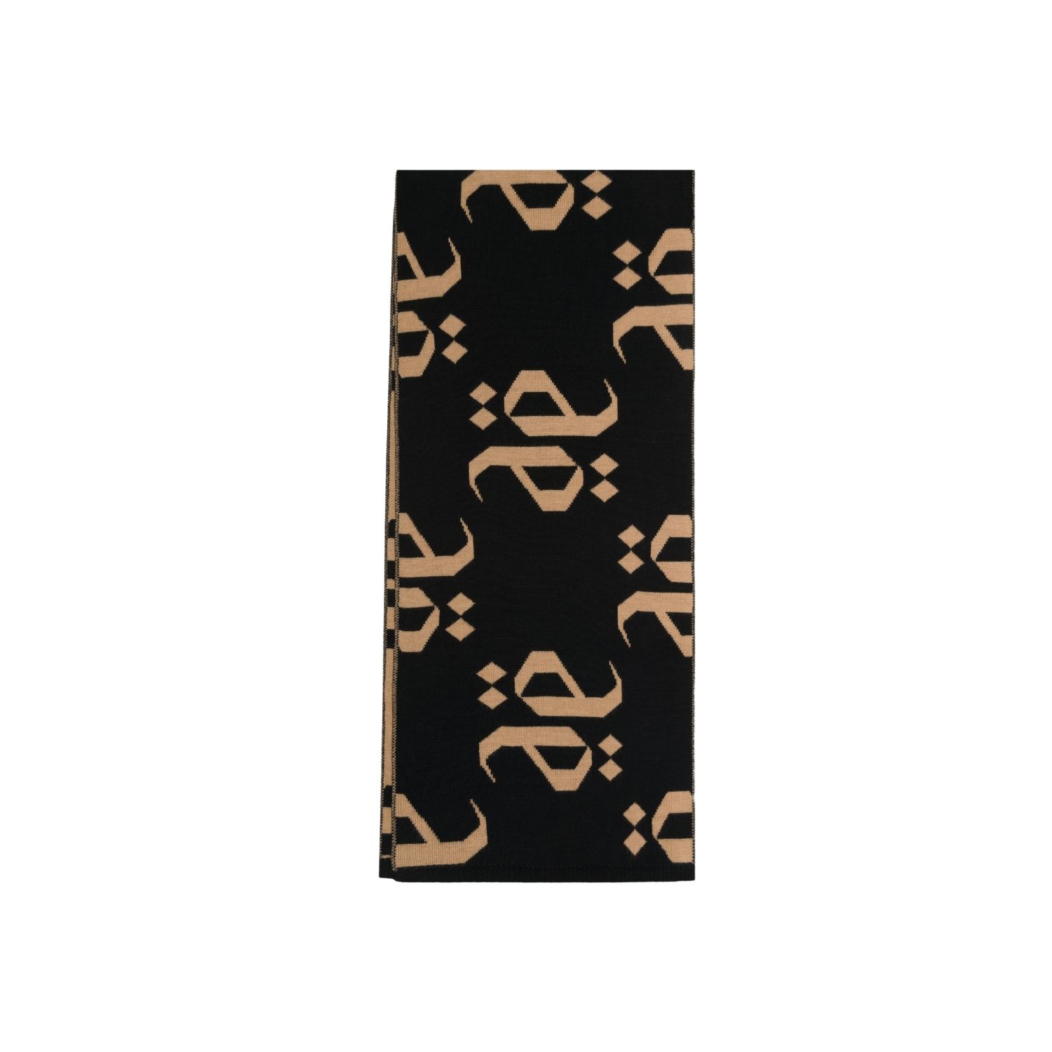 Place Of Elms Men's Black Nero Castano Monolink Scarf In Black