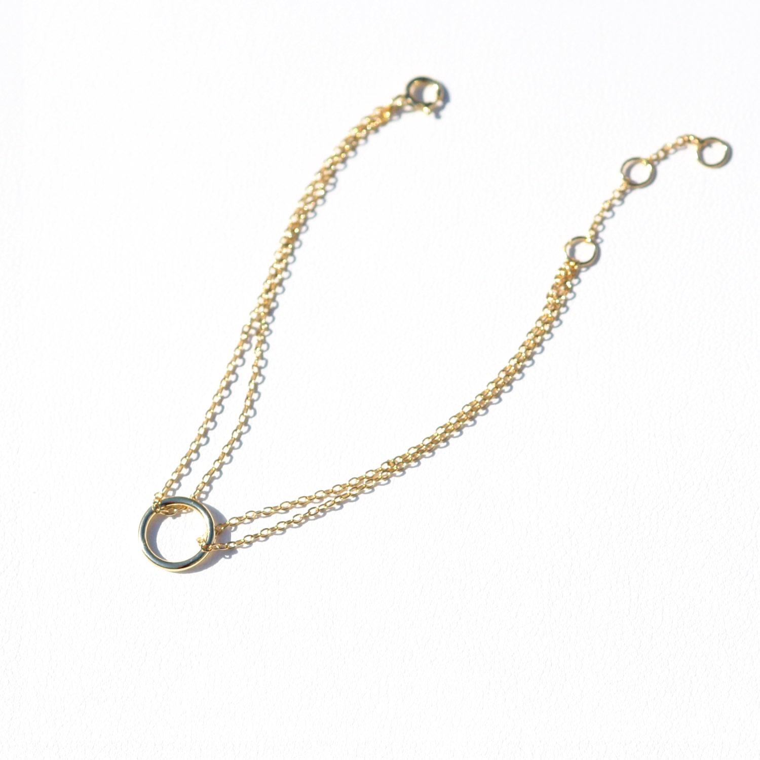 Women's Forever Circle Bracelet - 14K Yellow Solid Gold | Vicstonenyc Fine Jewelry