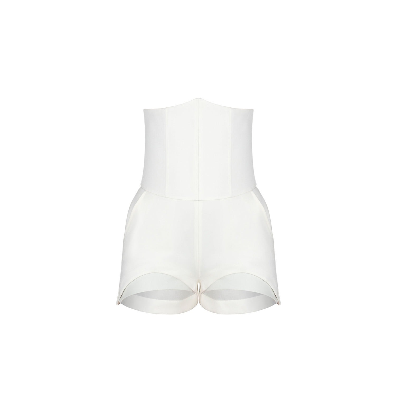 Vestiaire D'un Oiseau Libre Women's White Pearl Corset Trousers In White