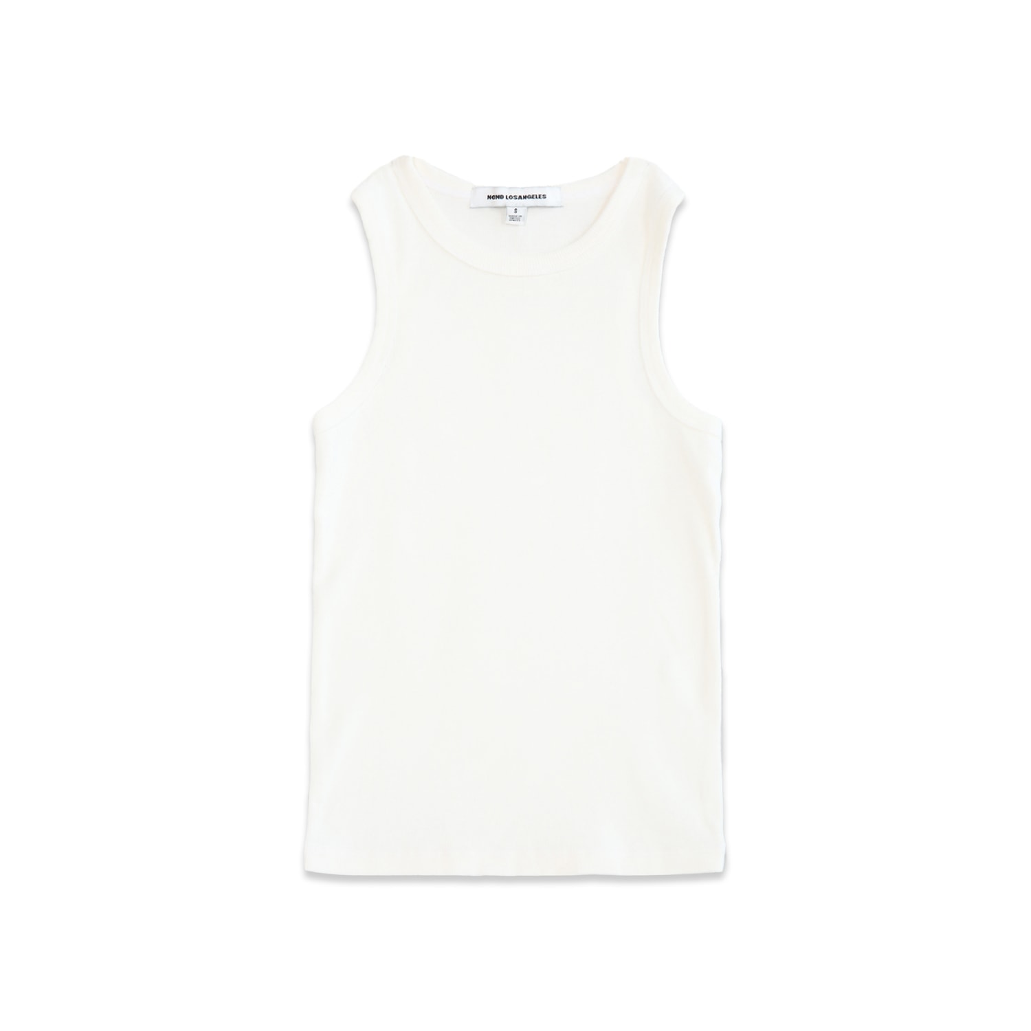 Noend Denim Women's Daisy Rib Tank Top In White In White