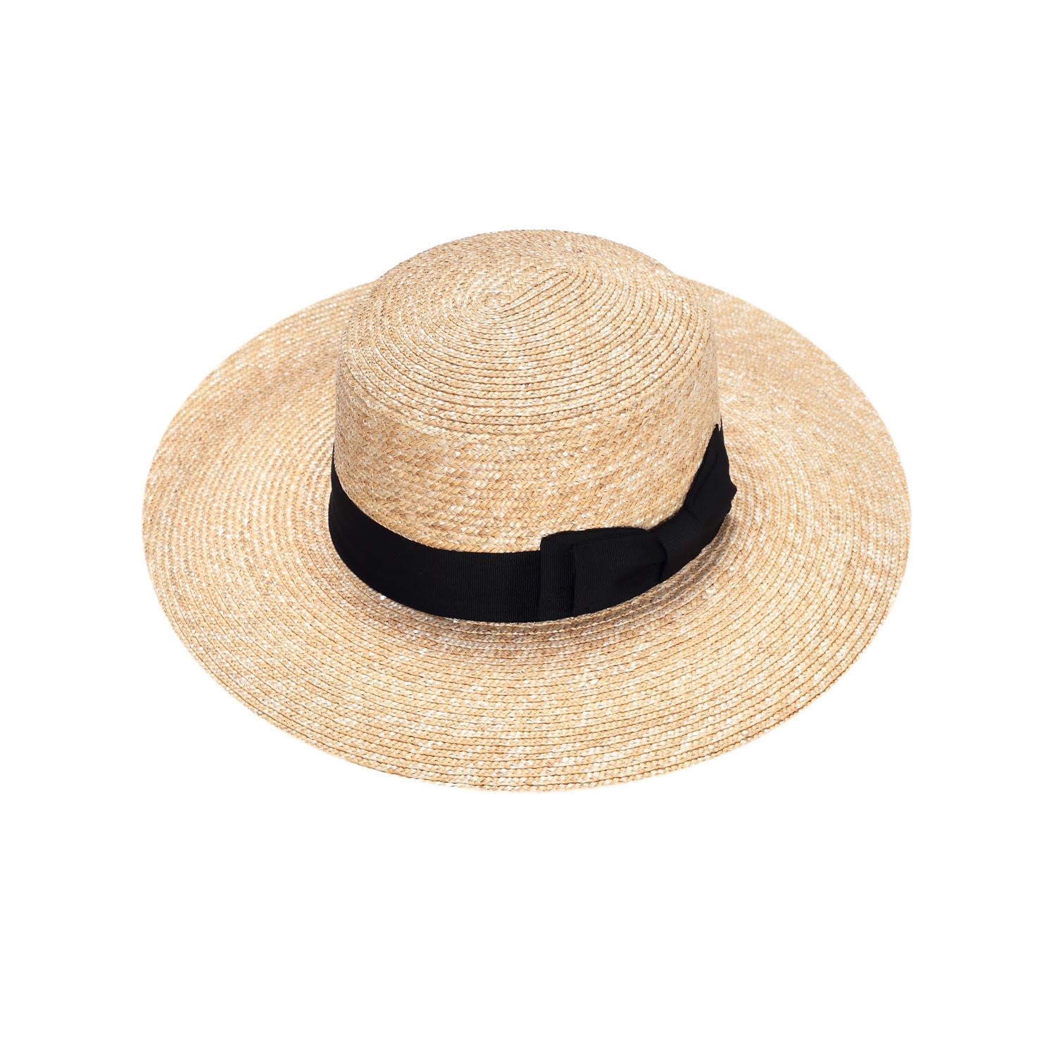 Women’s Neutrals Wide Classic Summer Boater Hat Small Justine Hats