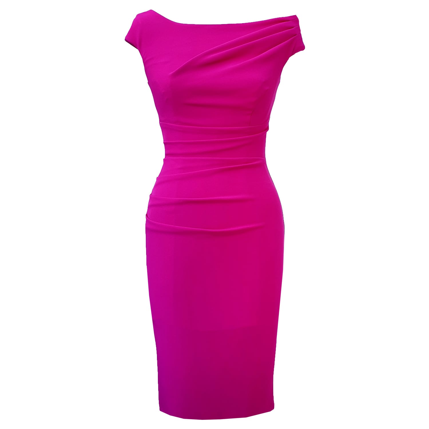 raspberry pink dress