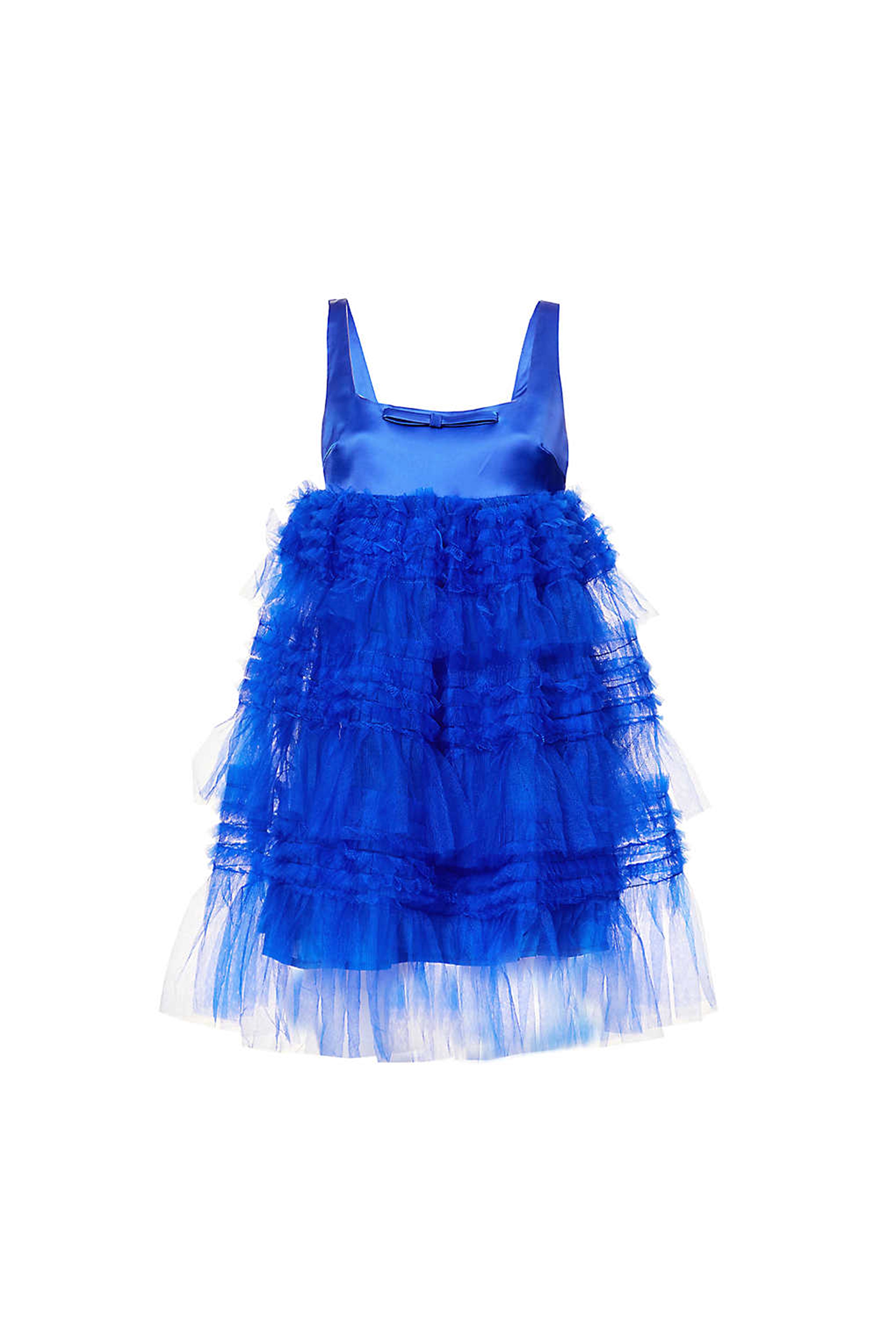Amy Lynn Women's Bobby Blue Tulle Mini Dress