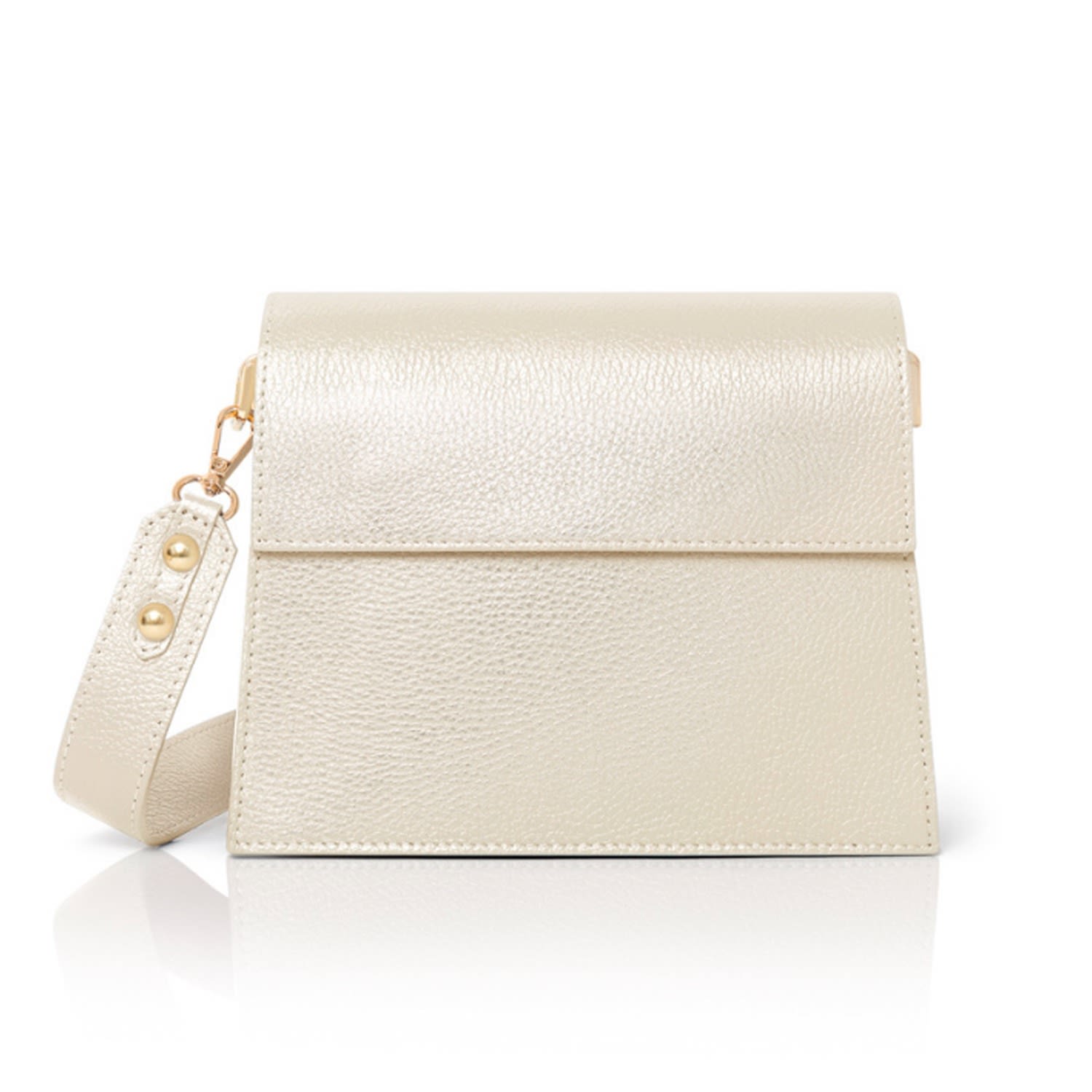 Women’s Alba Handbag In Gold Betsy & Floss