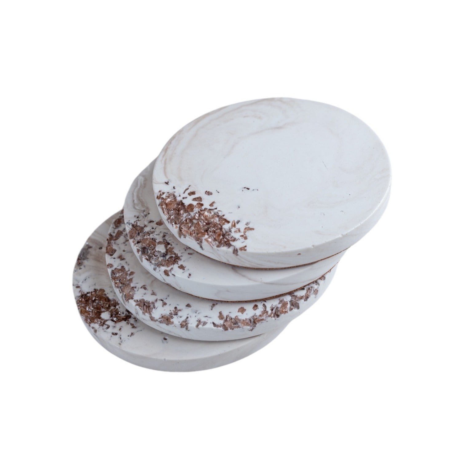 Esti Living Neutrals / White Moon & Fig Coaster Set