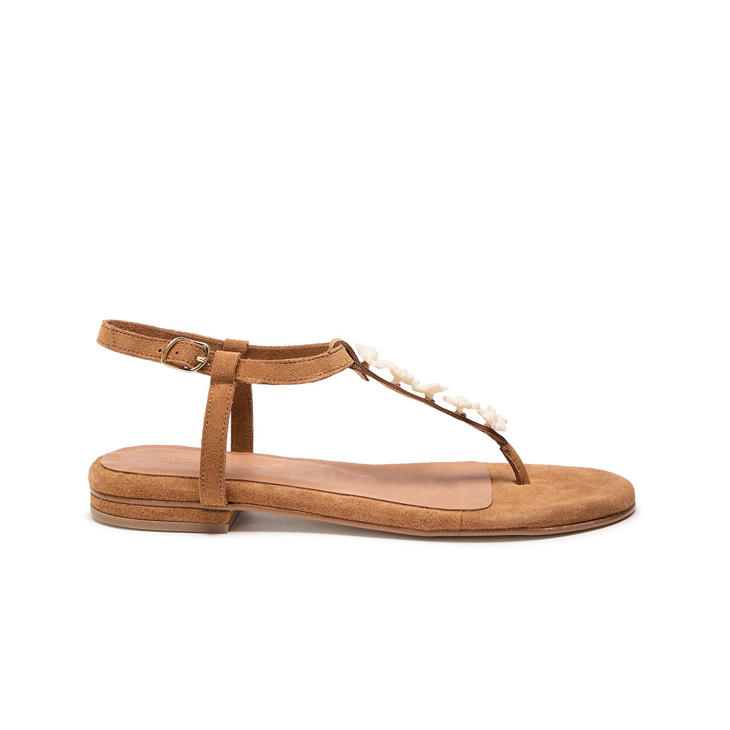 Women's Brown Savina Flower Camel - Naguisa | 8 Uk