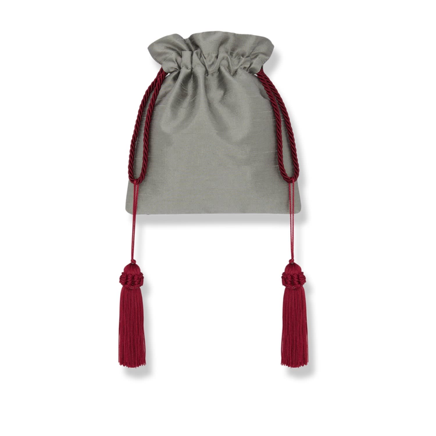 Angie Power Women's Sage / Red Dupion Power Pouch In Red