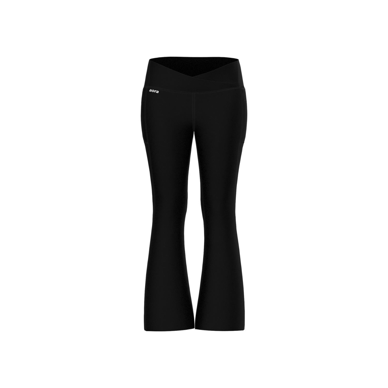 Aora Athletics Women's Flare Yoga Pant - Black In Black