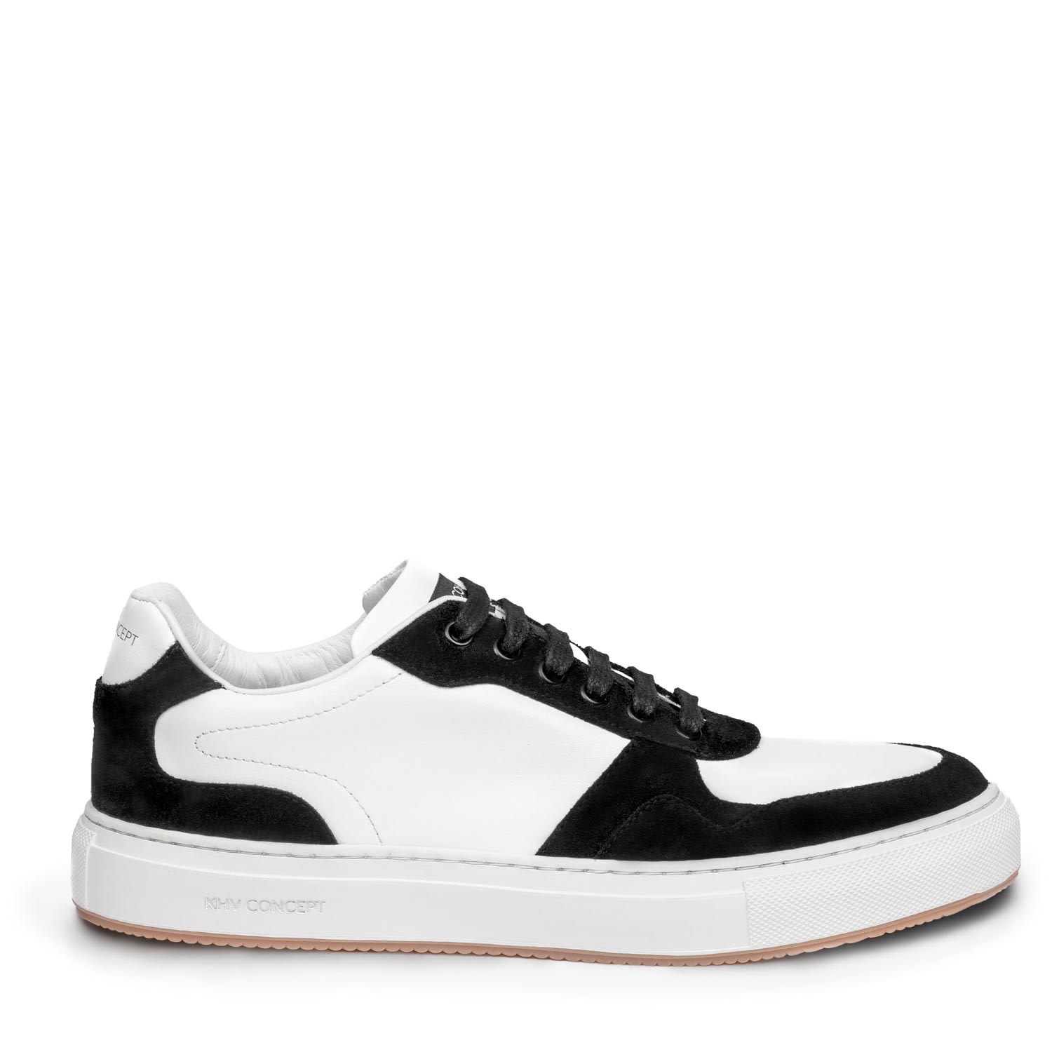 Khv Concept White / Black The B Sneaker Men's Black & White In White/black
