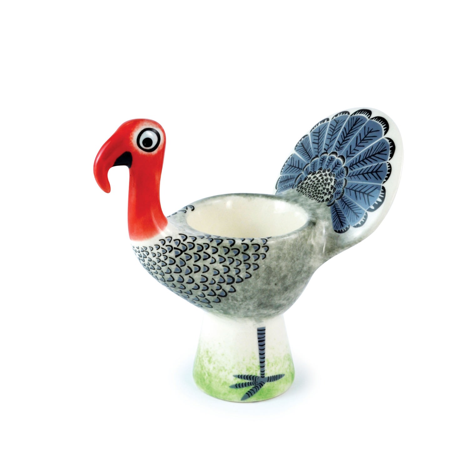 Grey Turkey Egg Cup Hannah Turner