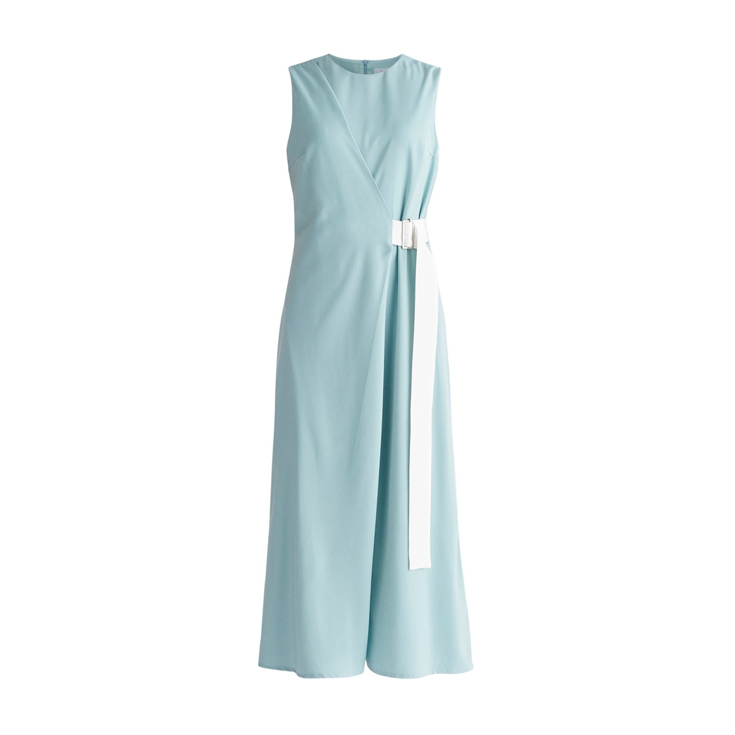 Women’s Blue Wrap Jumpsuit - Teal Small Paisie