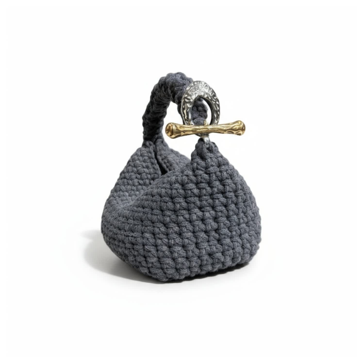 Iskra Women's Small Gigi Clasp Bag - Grey In Gray