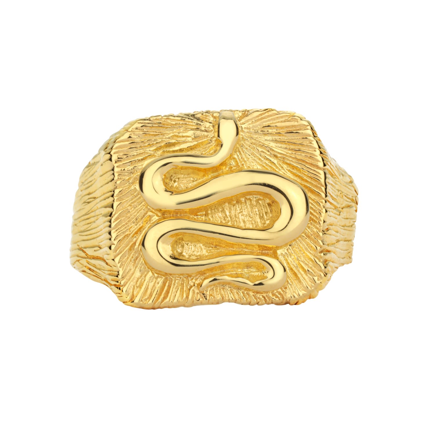 Zoe And Morgan Women's Wisdom Signet Ring Gold