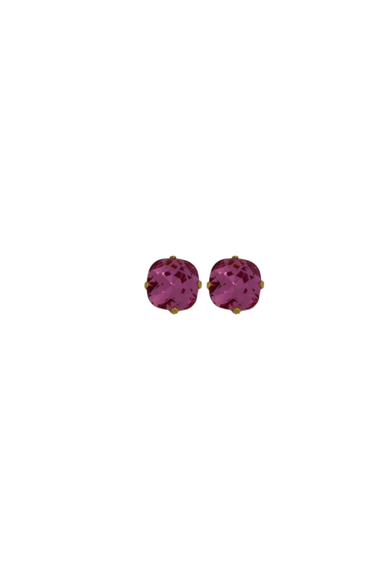 Vickisarge Women's Pink / Purple The Little Pink Stud In Gold
