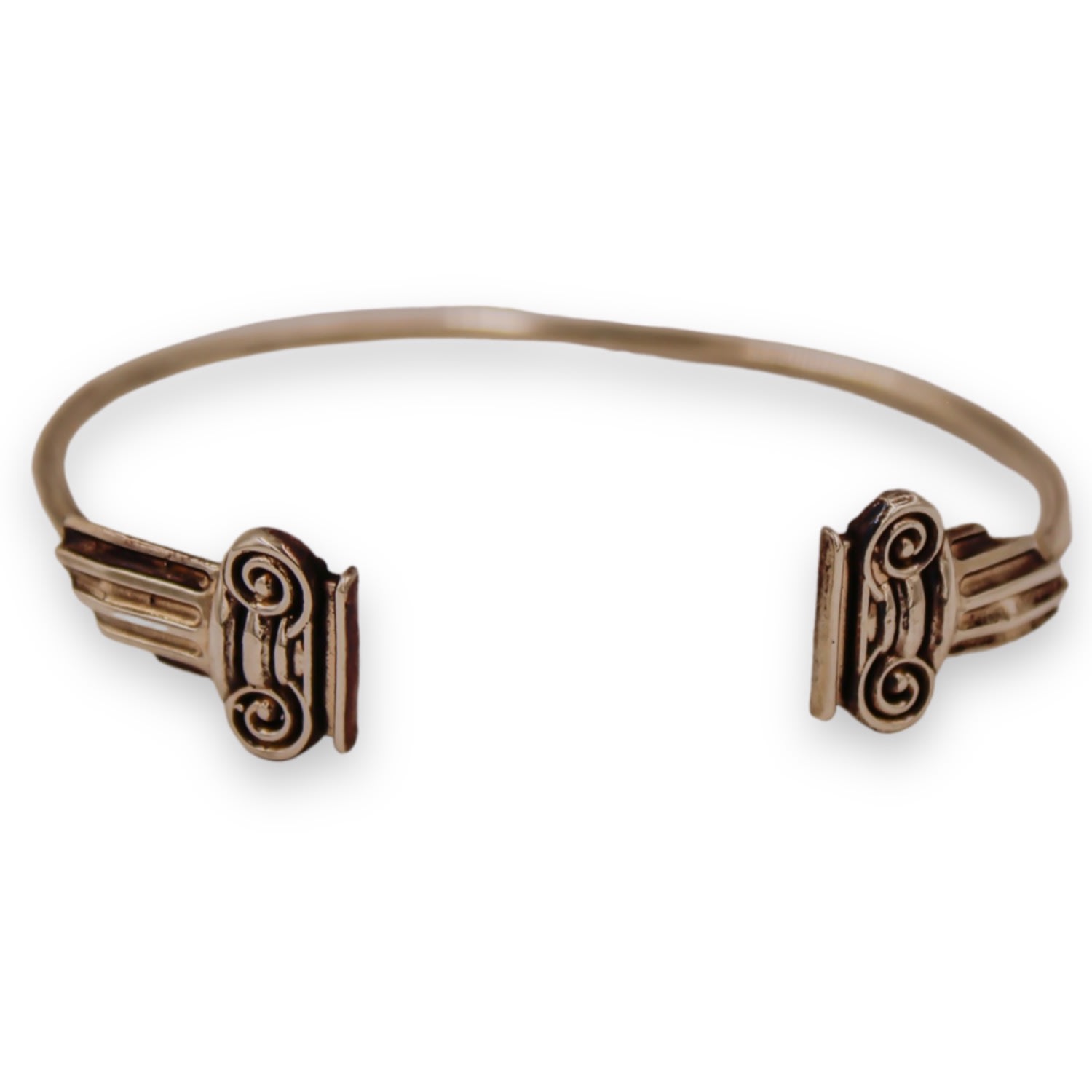 1610istanbul Women's Byzantine Ionic Column Bracelet Silver