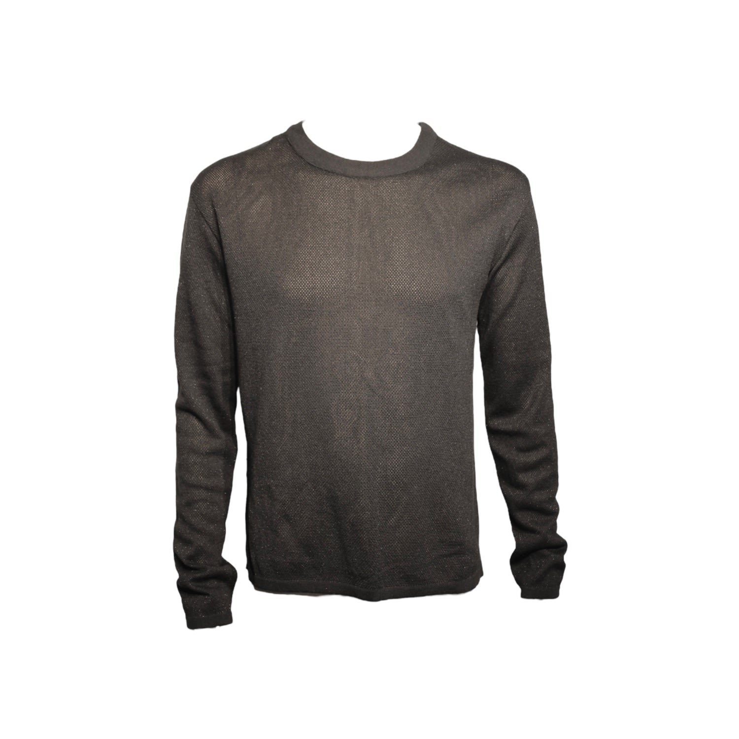 Men’s Black Raven Engraving Long Sleeve Top Large Maria Aristidou