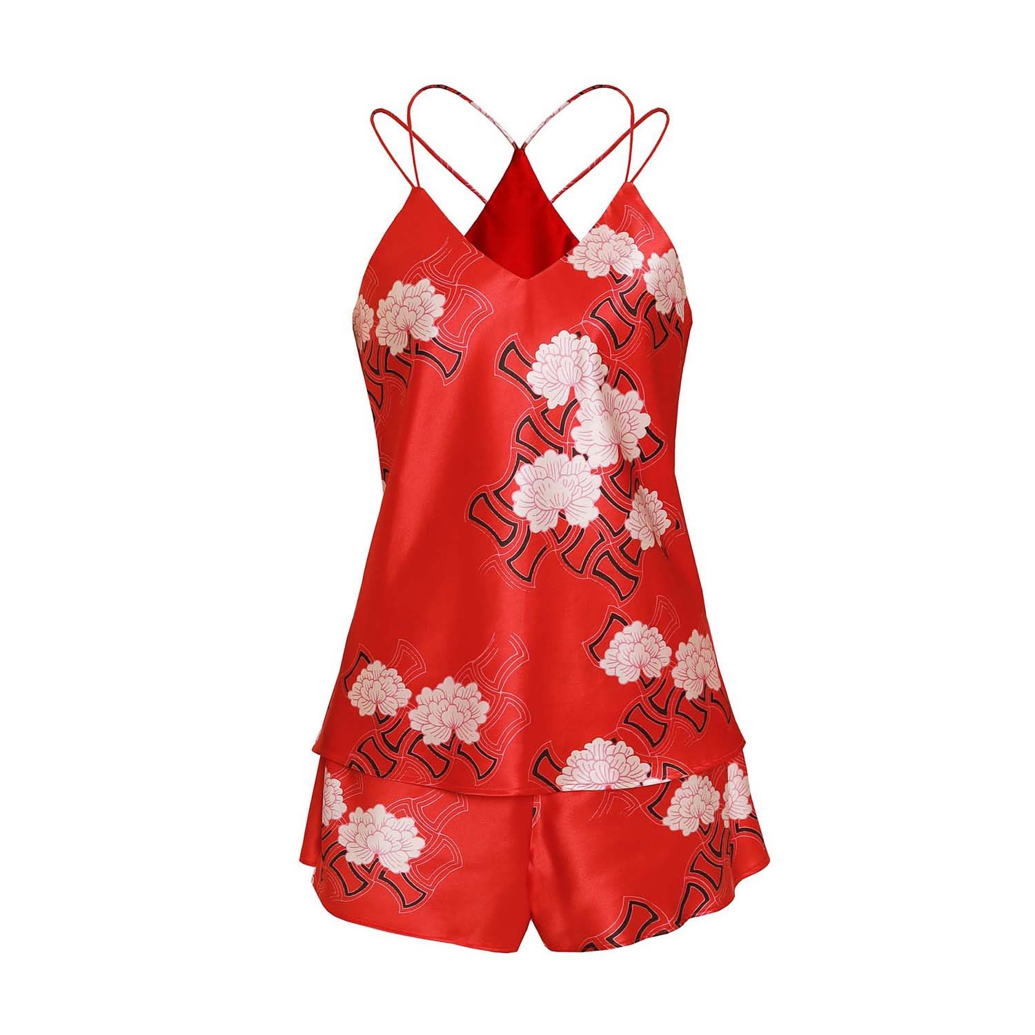 Emma Wallace Women's Red Rouge Cami Set In Red