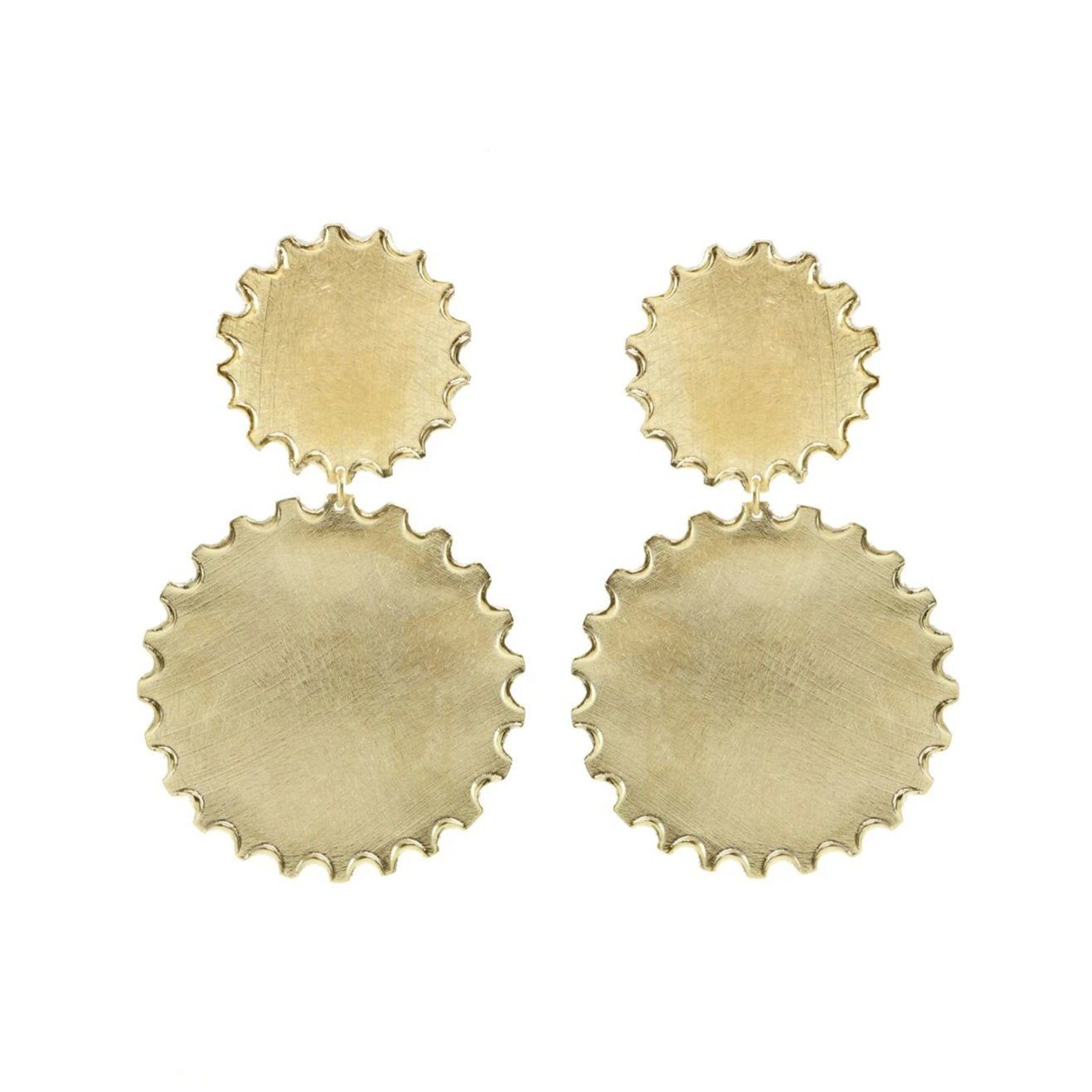 Marcia Moran Women's Gold Ilene Earrings