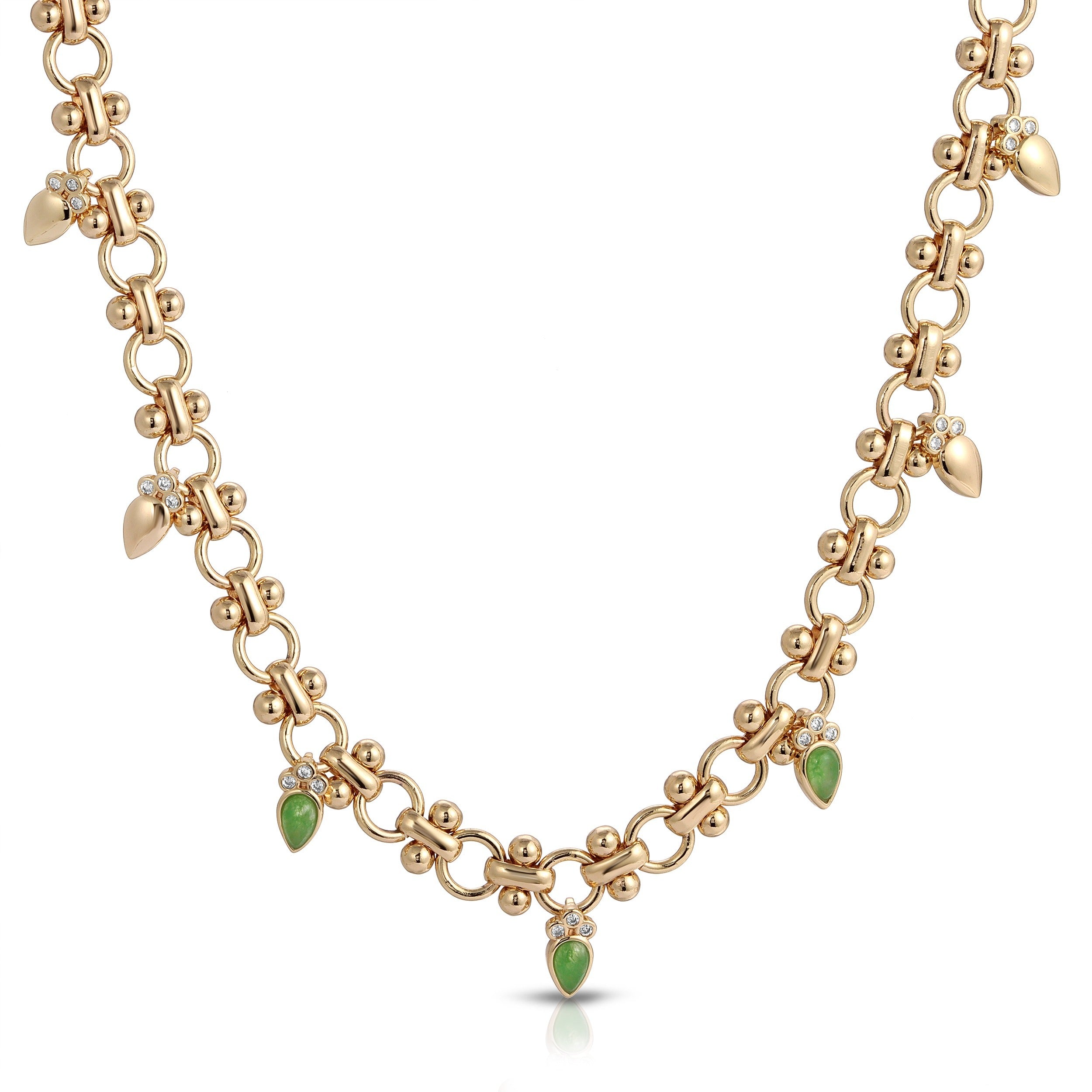 Women’s Green Athena Necklace Jade Leeada Jewelry