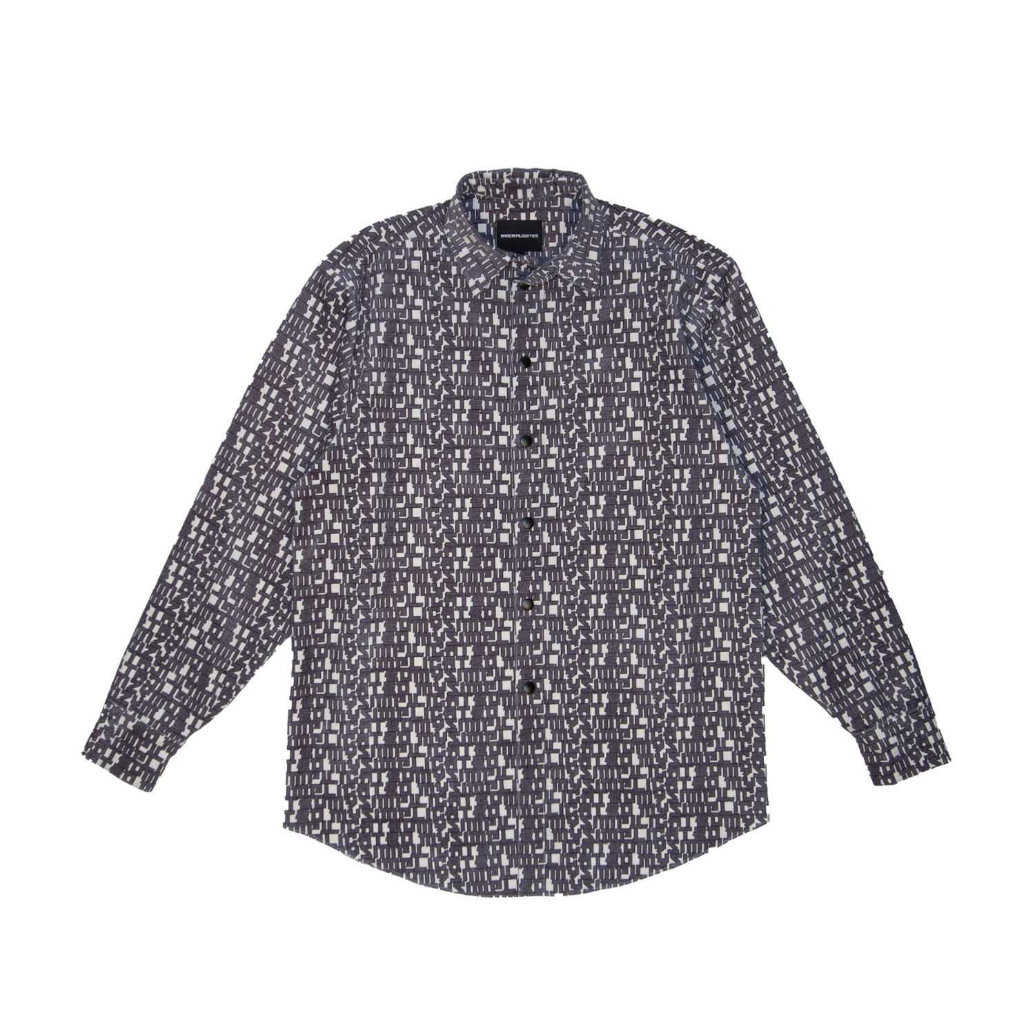 Mysimplicated Men's Neutrals / Brown Long Sleeve Shirt With  Design - Ribbed Fabric In Brown