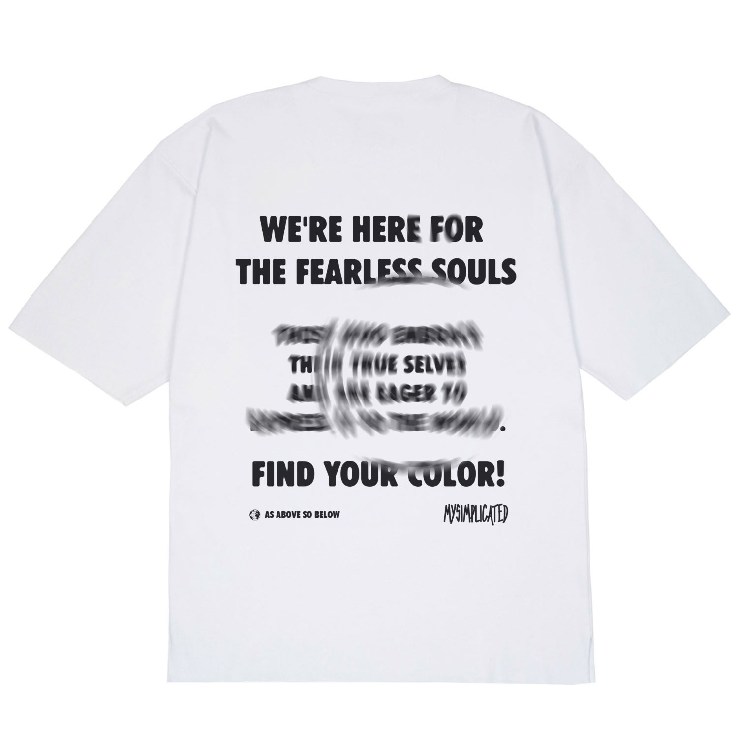 Mysimplicated Women's Black / White Oversized White T-shirt With Kindness Tag Design W In Black/white