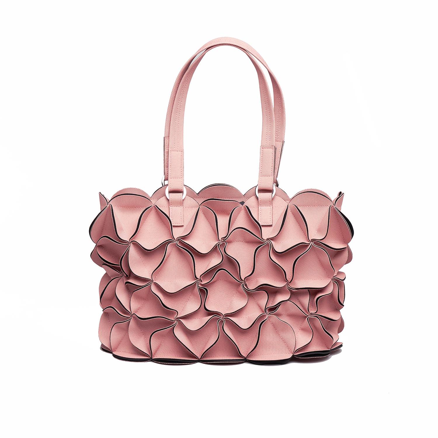 Women's Blossom Rectangle Tote Bag - Pink | Elemood