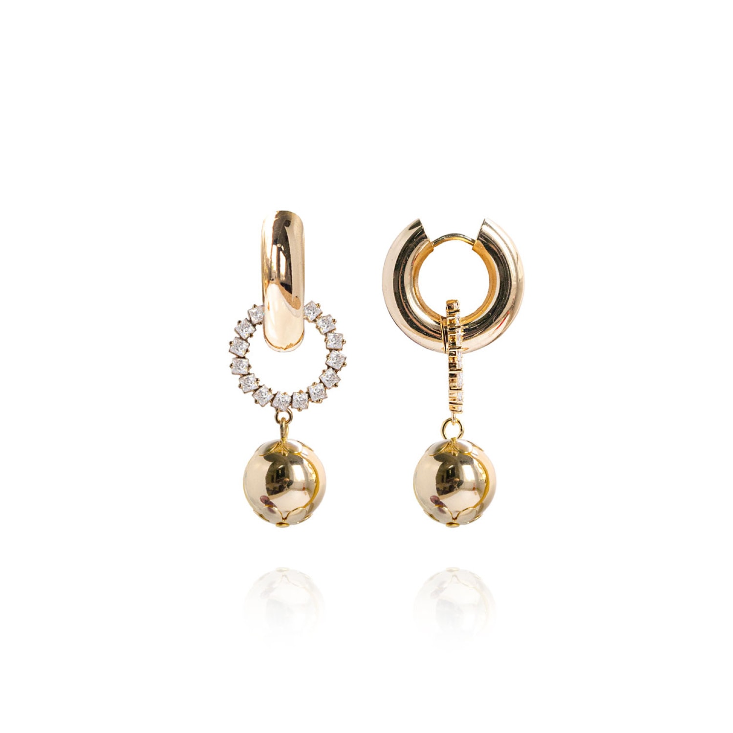 Saule Label Women's Léa Earrings In Gold Drop