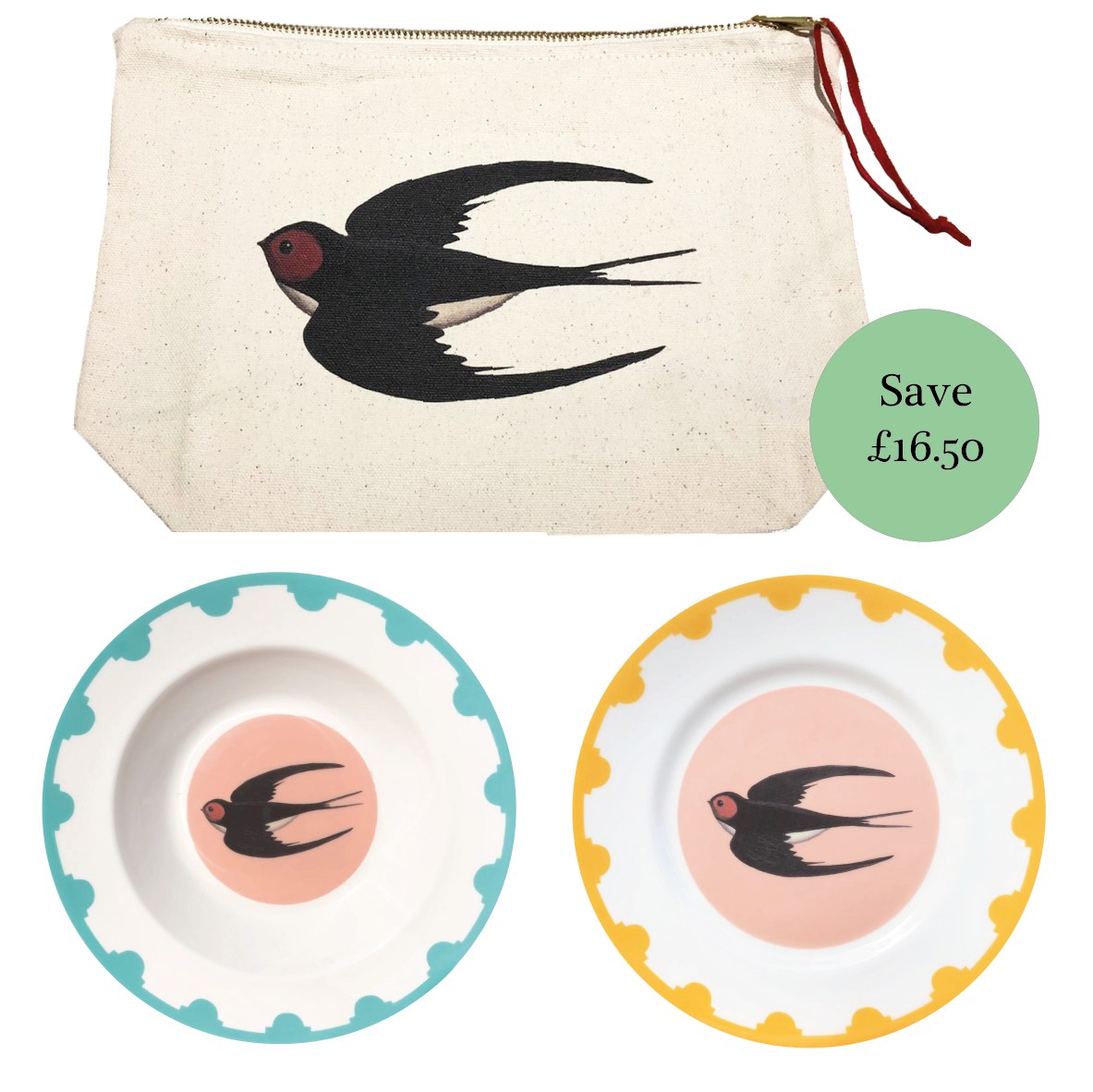 Swooping Swallow Bundle Dog & Dome