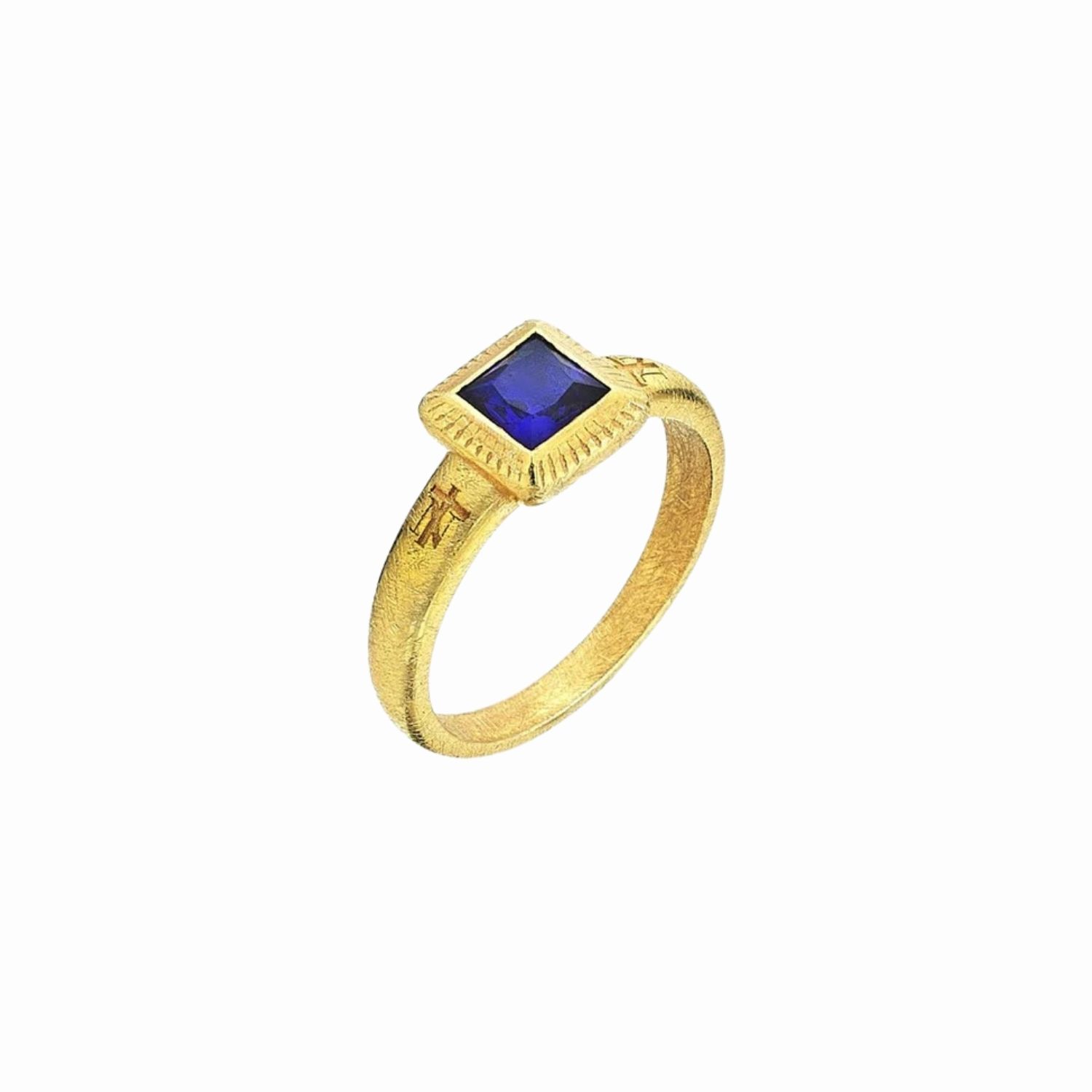 Women&rsquo;s Gold / Blue Amelia Ring - Limited Edition | Stefan Tiron
