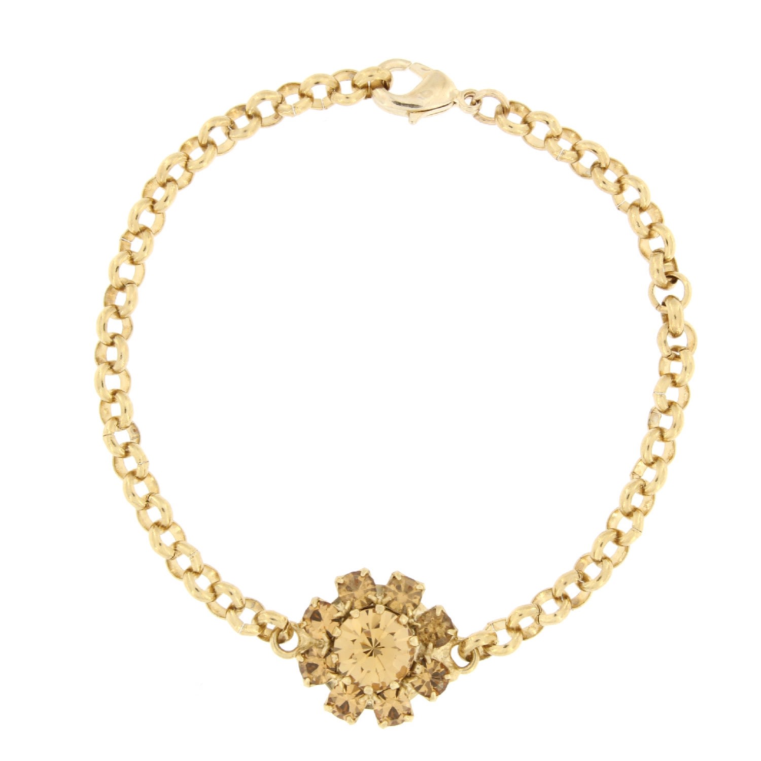 Rosaspina Firenze Women's Brown Florentine Garden Light Topaz Bracelet In Brown