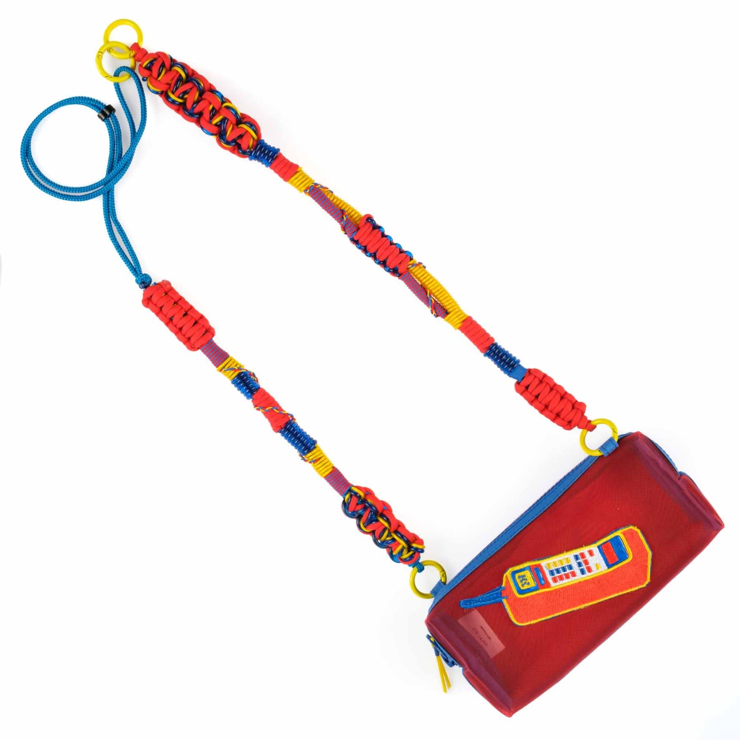 Women’s Blue / Red Pop Phone Bag Happy-Nes