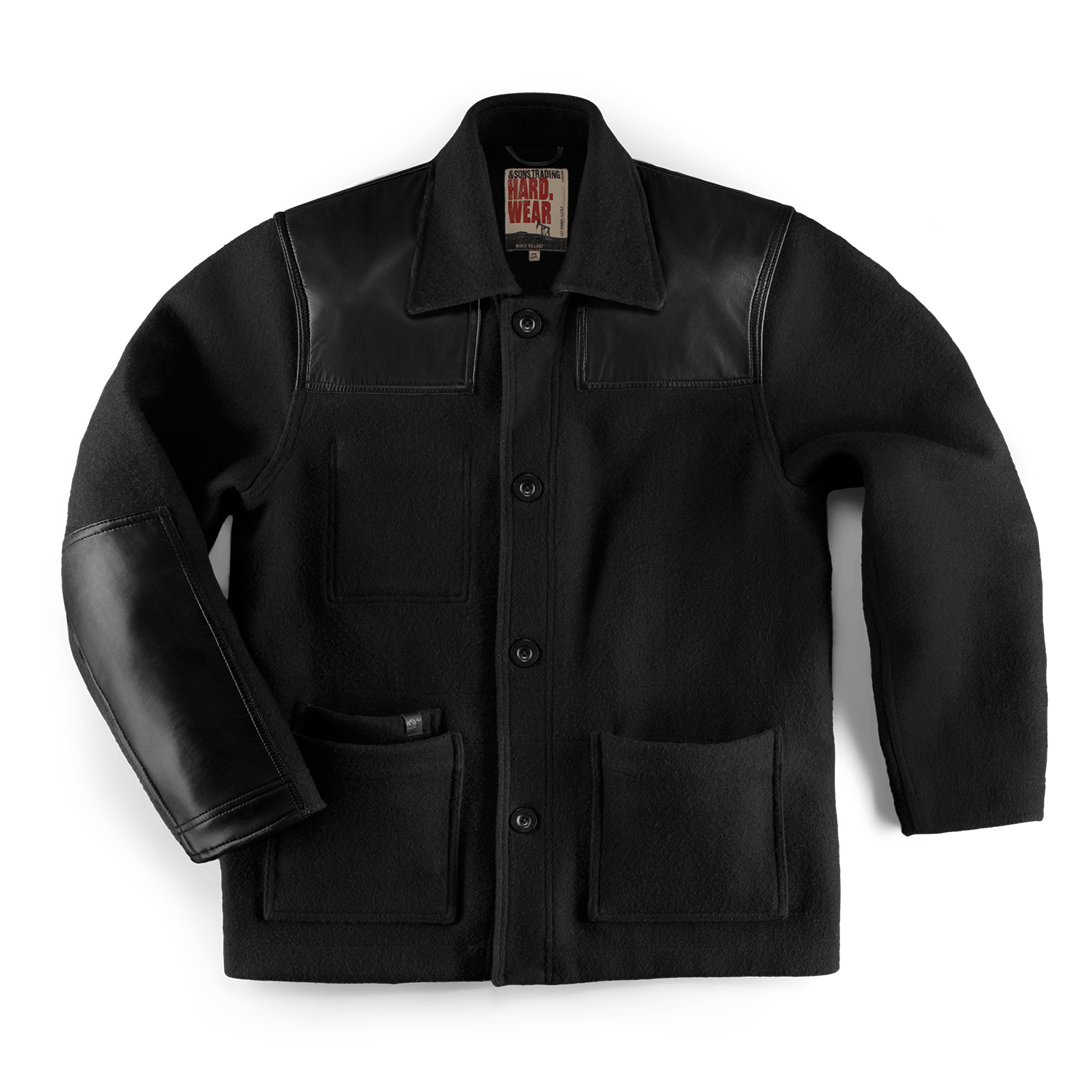 &sons Trading Co Men's Curtis Donkey Jacket Black In Black