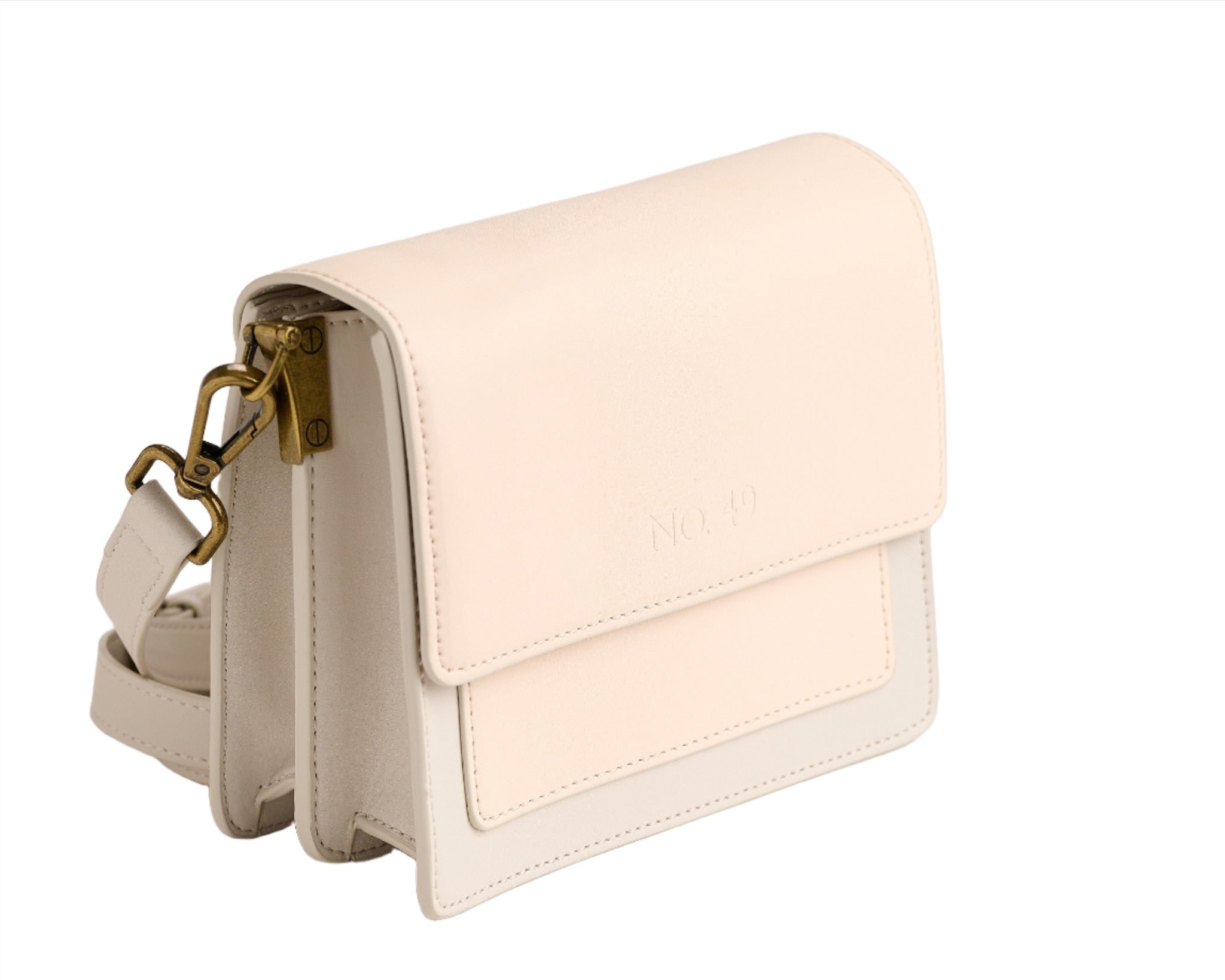 No.49 Handbags Women's Neutrals Fifi Cream Crossbody Bag In White