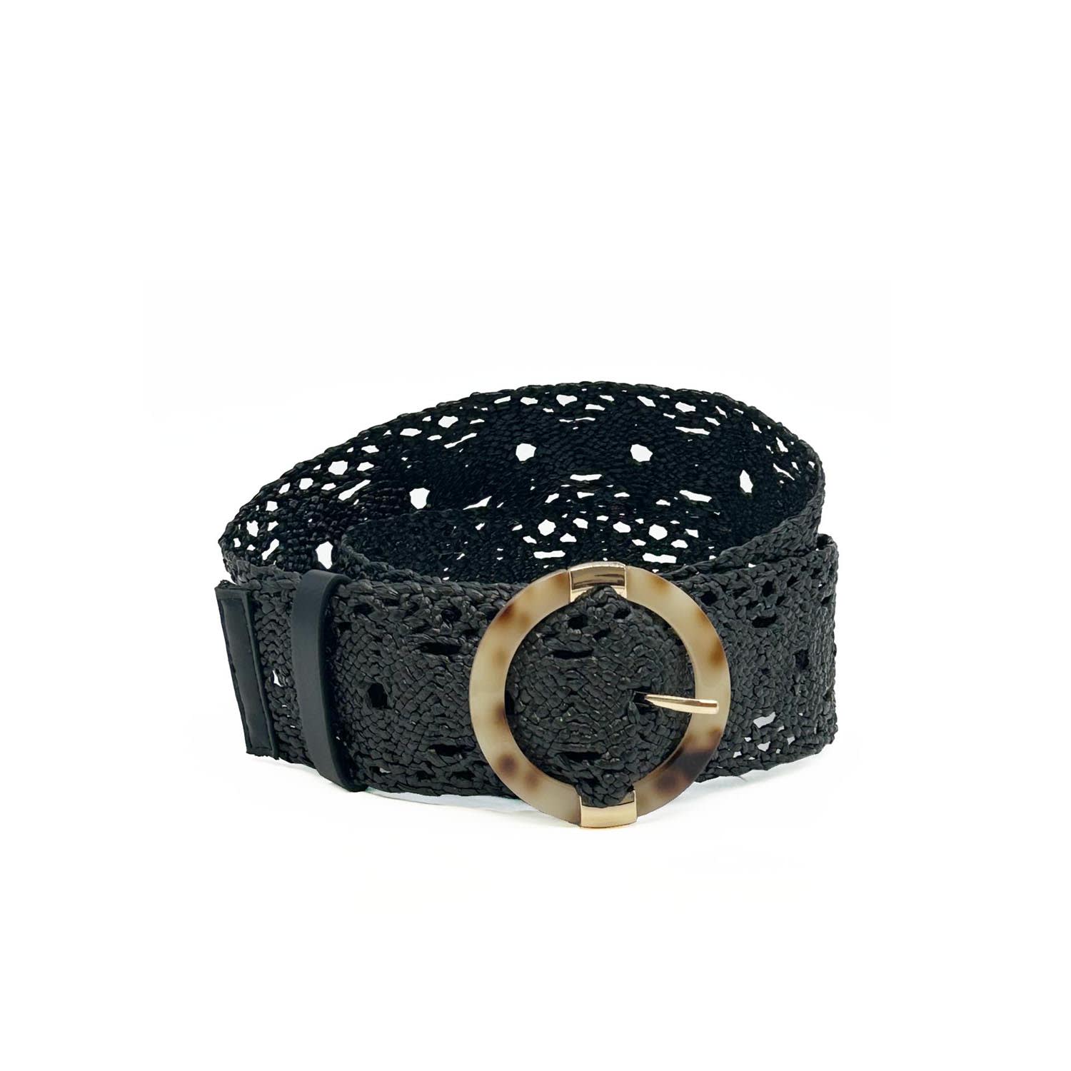 Nooki Design Women's Ruby Belt - Black In Black