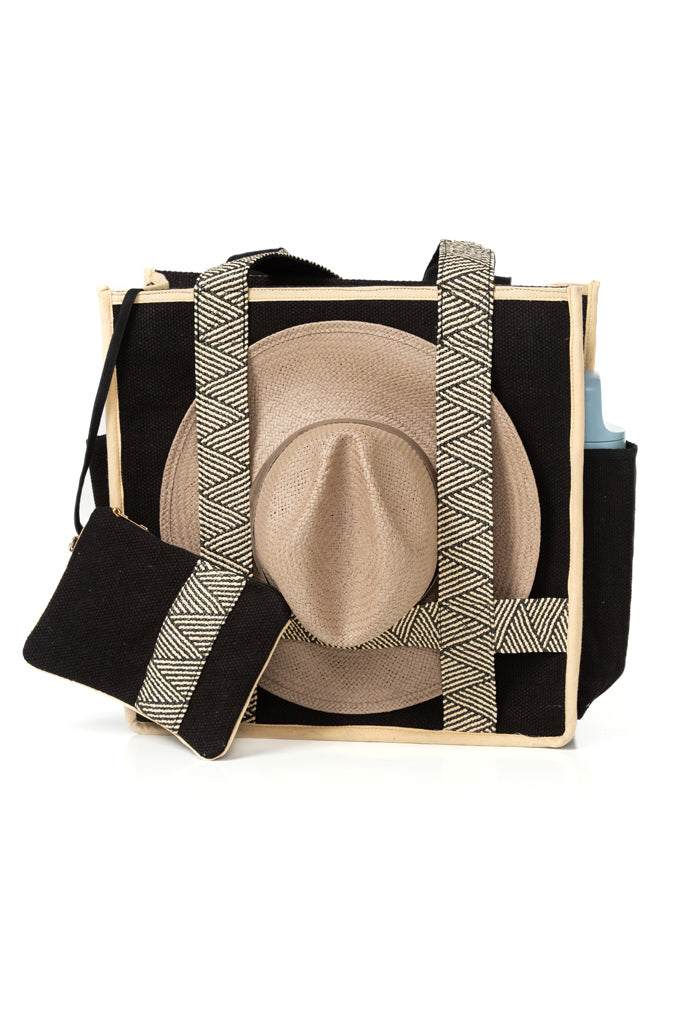 Sidney Byron Women's Suncatcher Daytripper Carryall Tote - Black Update In Black