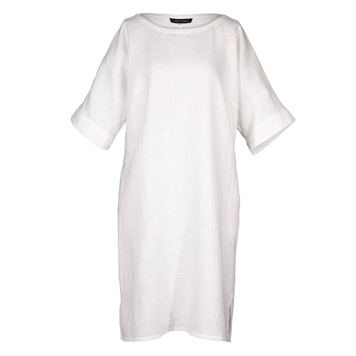 Women’s Lara Dress In White Linen Small Luxe Hapsal