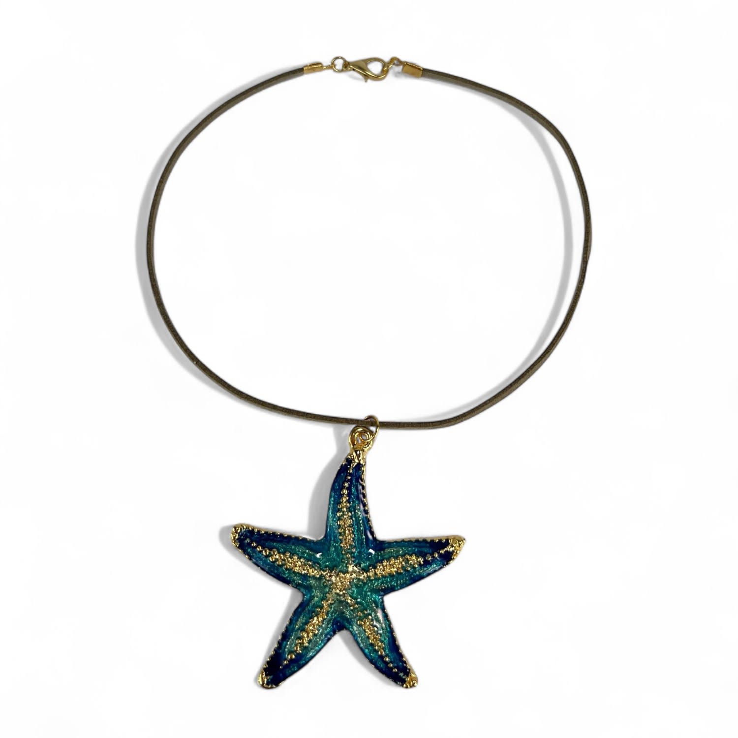 By Virgo Women's Brown / Blue Milos Choker Necklace