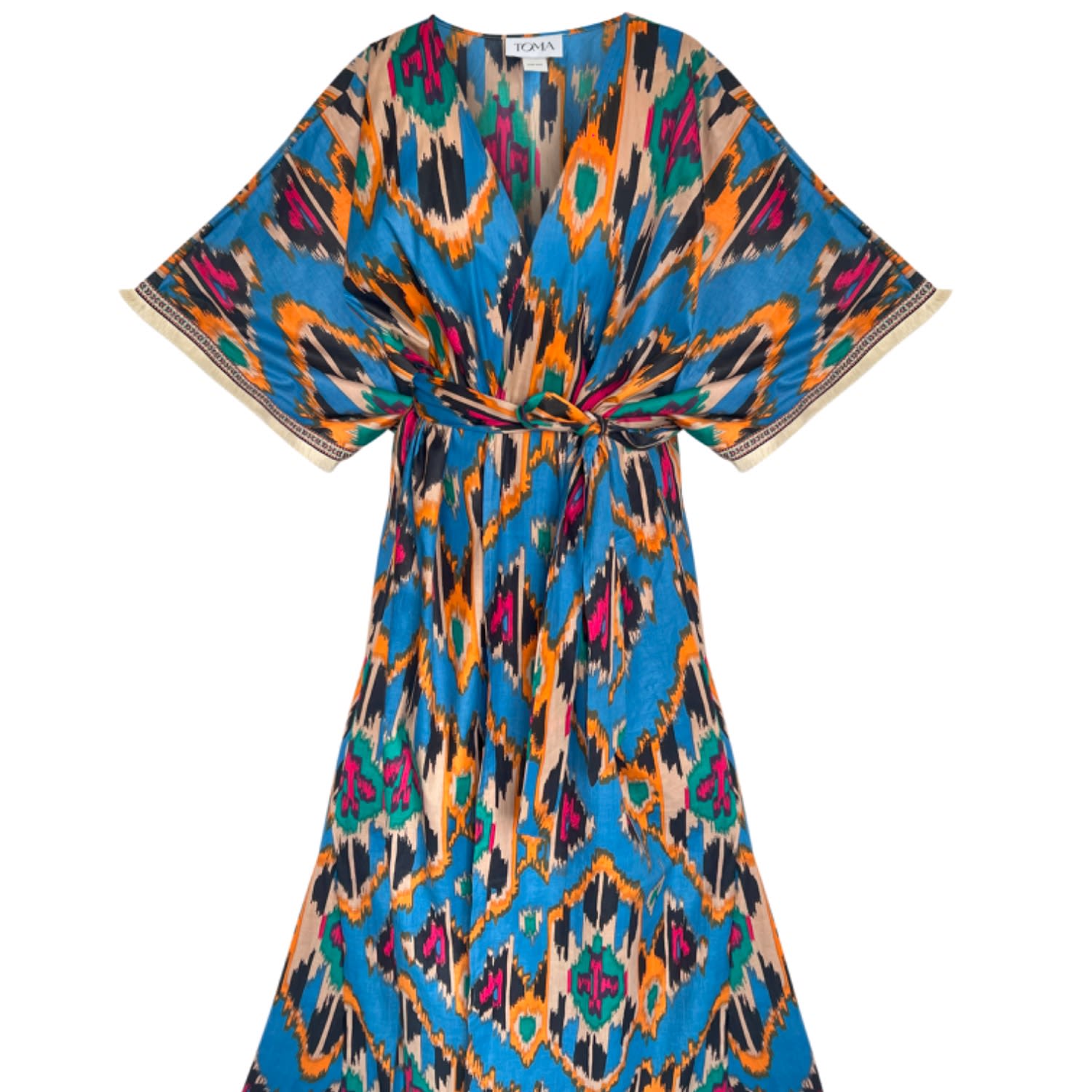 Toma Women's Summer Vacation Holiday Festival Long Kimono