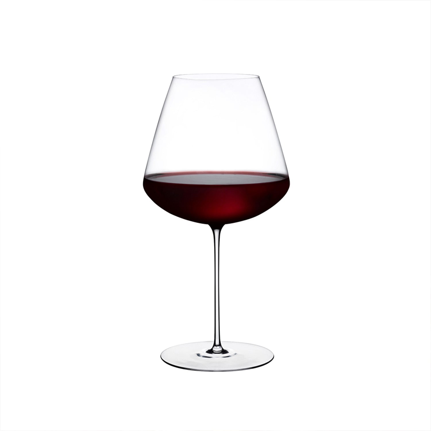 Turgla Home Neutrals Stem Zero Crystal Red Wine Glass Set Of Two