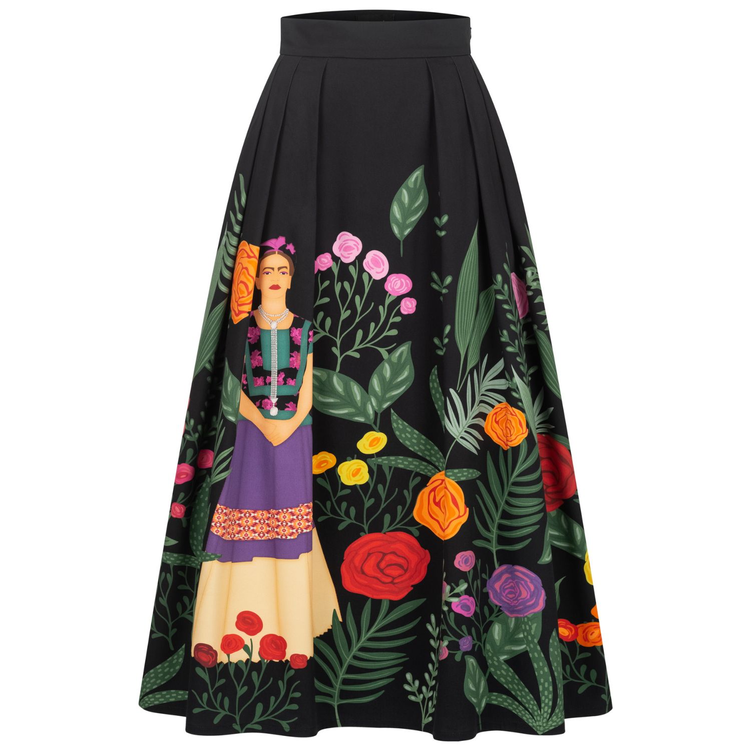 Marianna Déri Women's Artist Tribute Maxi Skirt In Green