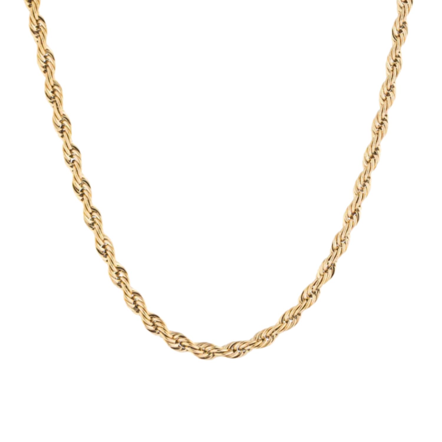 Harfi Women's Gold Plated Everyday Rope Chain Necklace In Gold