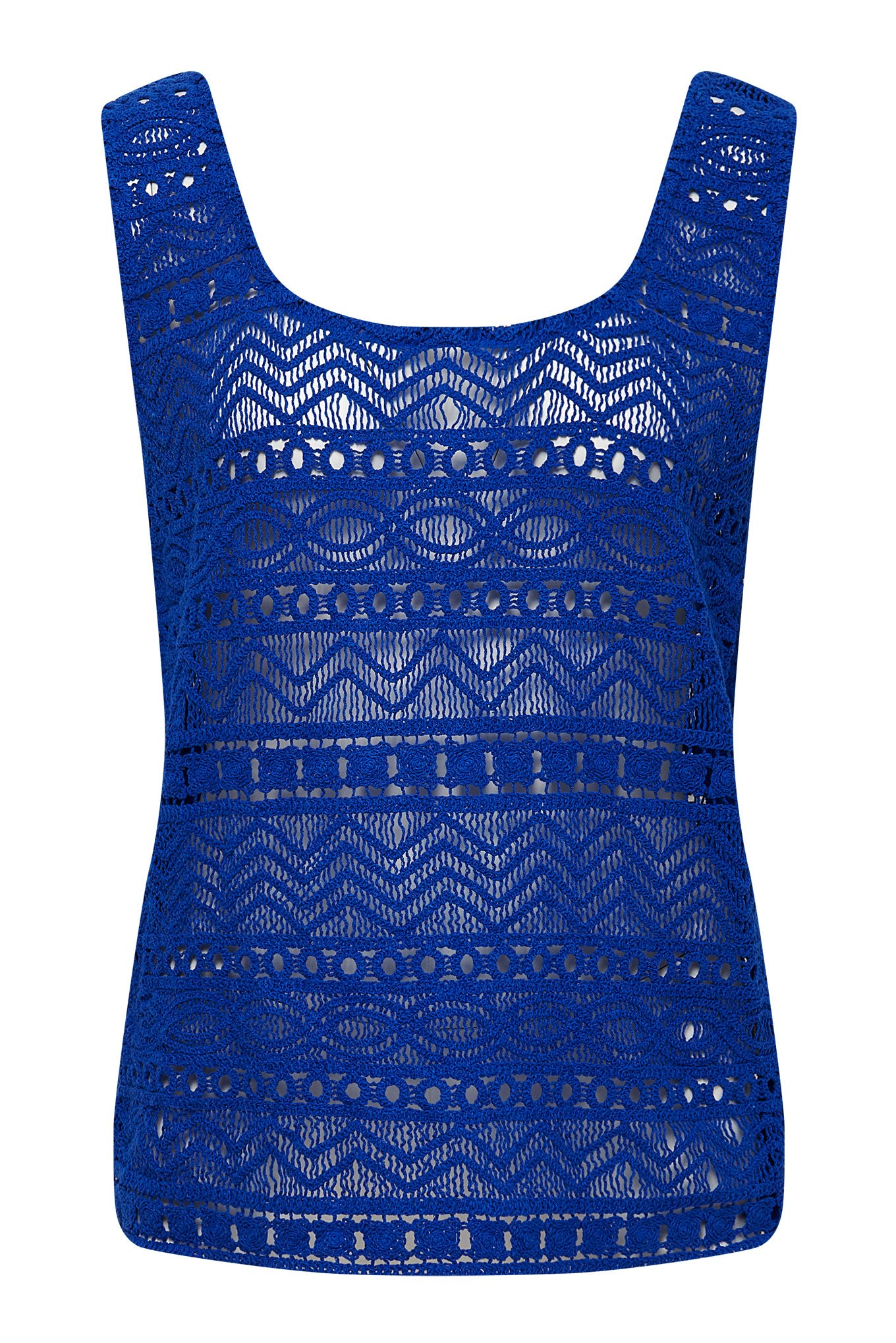 Women’s Zee - Organic Cotton Vest Sapphire Blue Extra Small Komodo