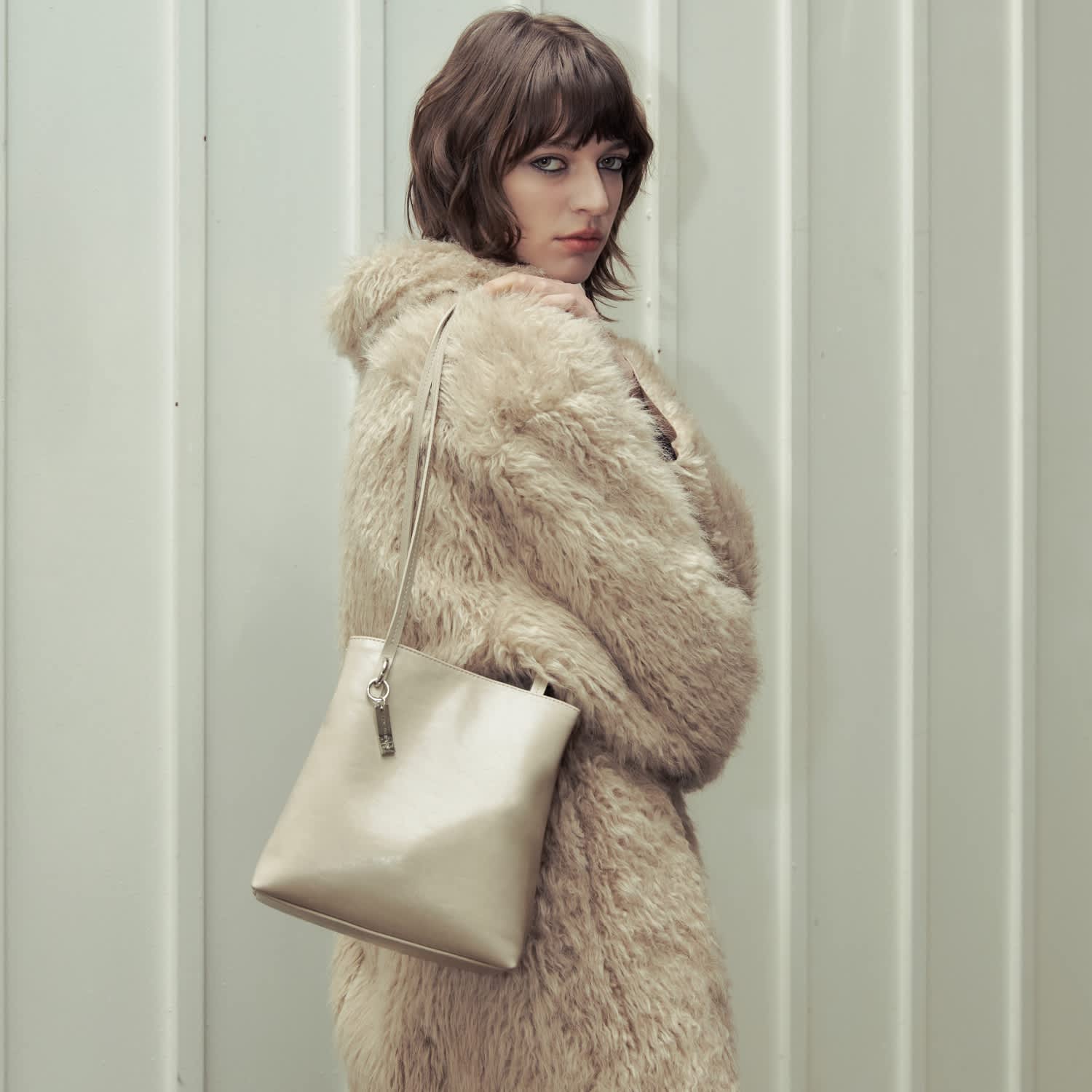 Lome - Vegan Leather - Beige | MARHEN.J | Wolf & Badger